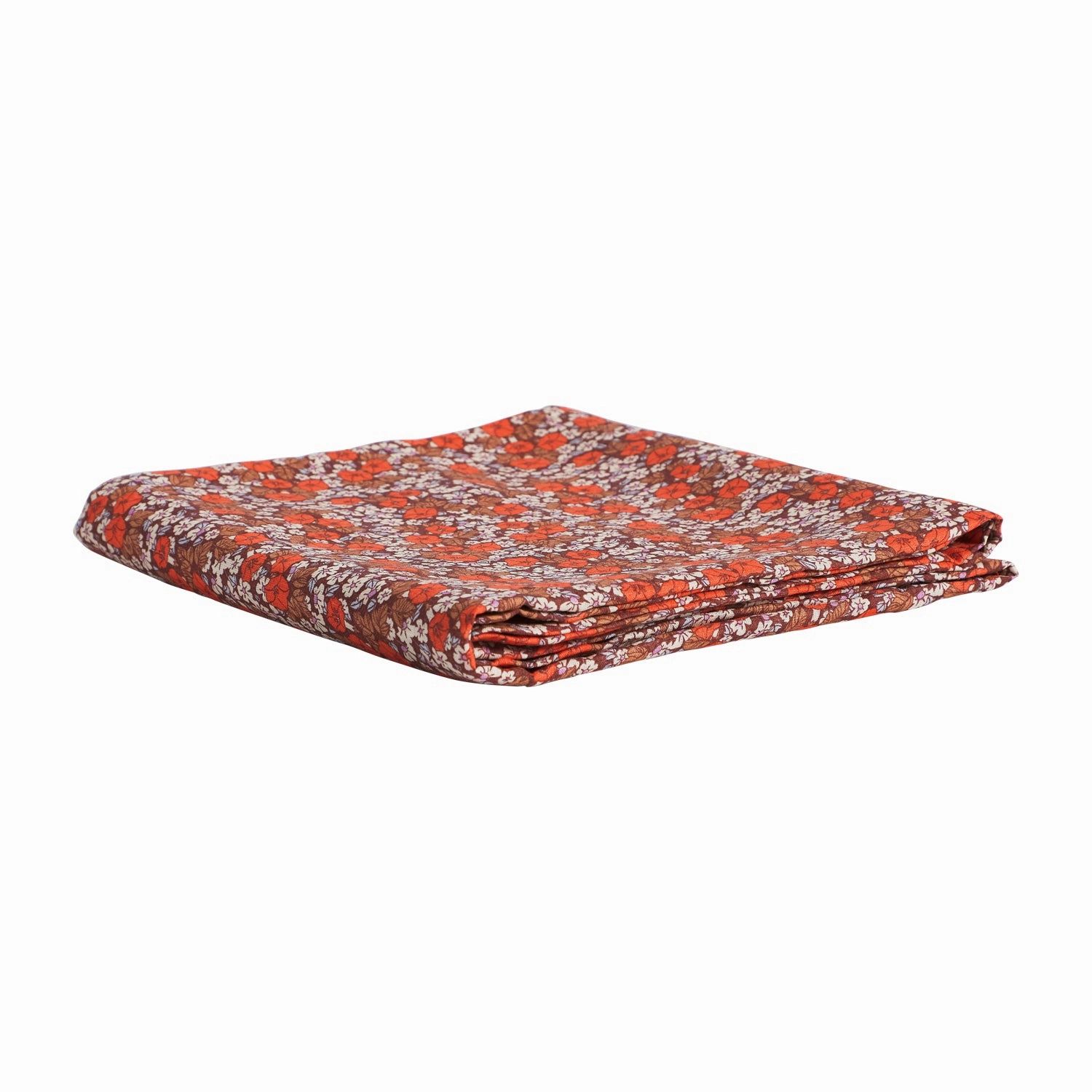 Florentine Linen Flat Sheet - Cherry