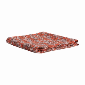 Florentine Linen Flat Sheet - Cherry