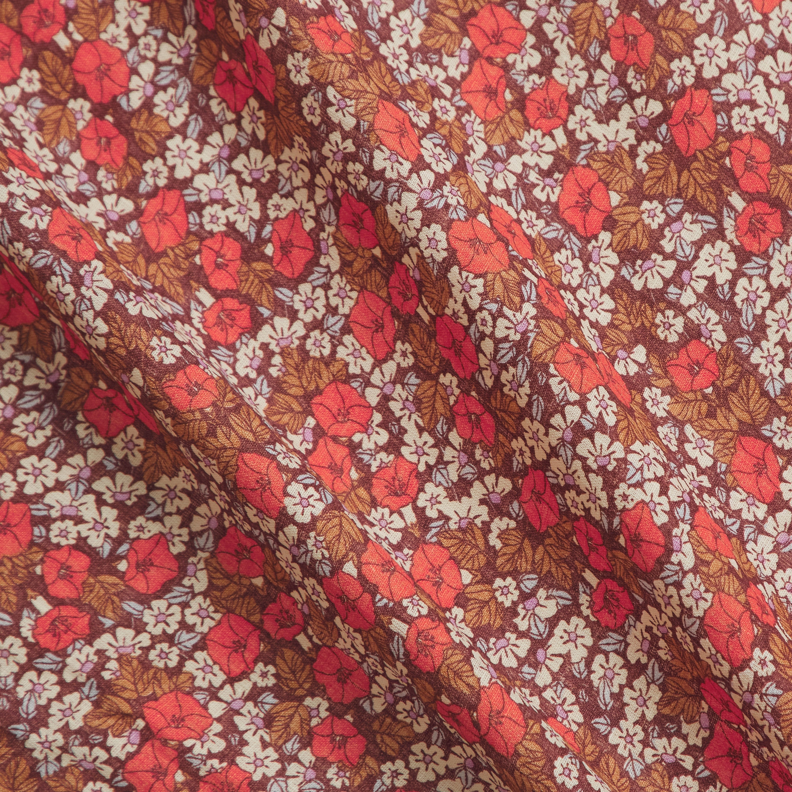 Florentine Linen Flat Sheet - Cherry