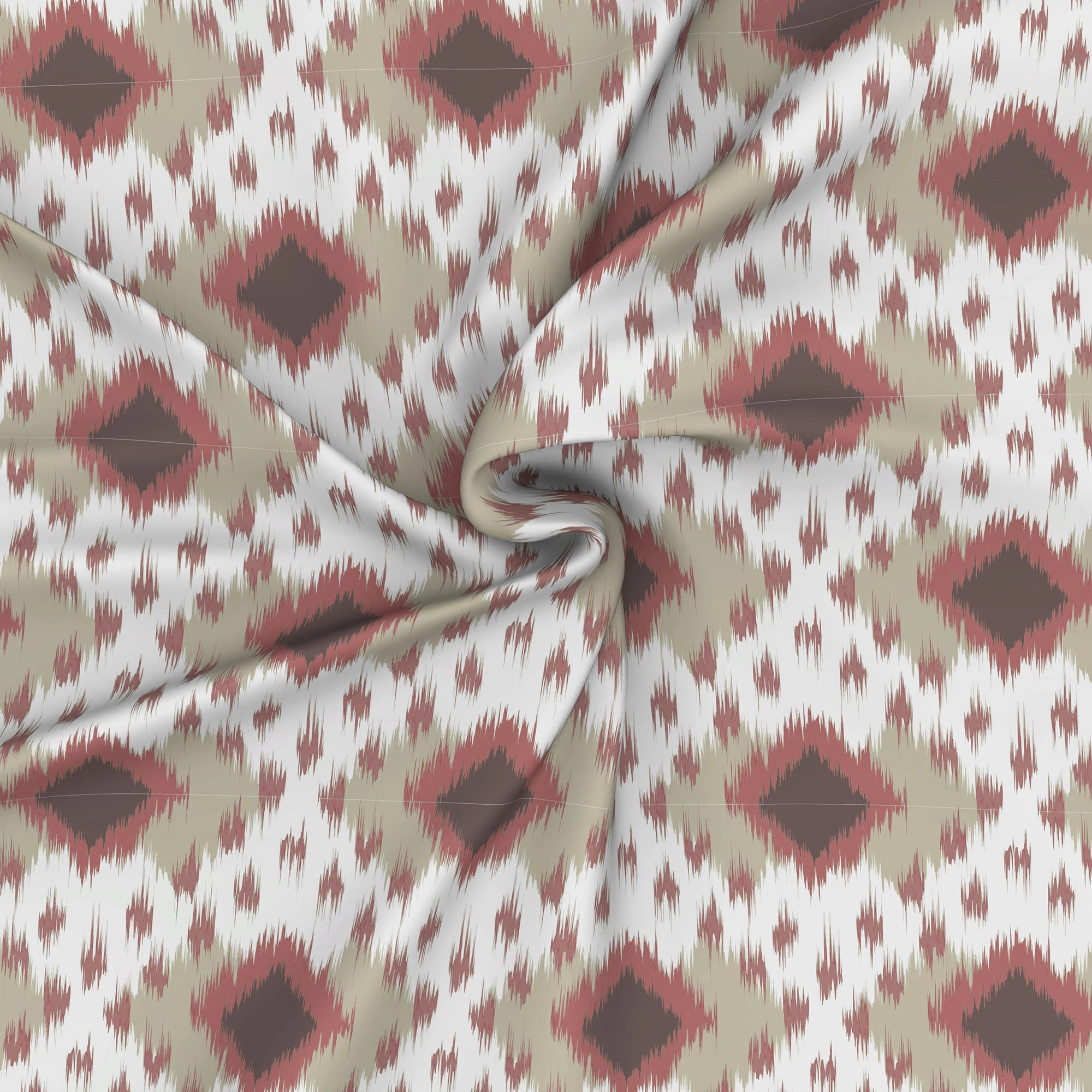 Florescence Arlen Printed 100% Cotton Red Bed Sheet with Pillow Case