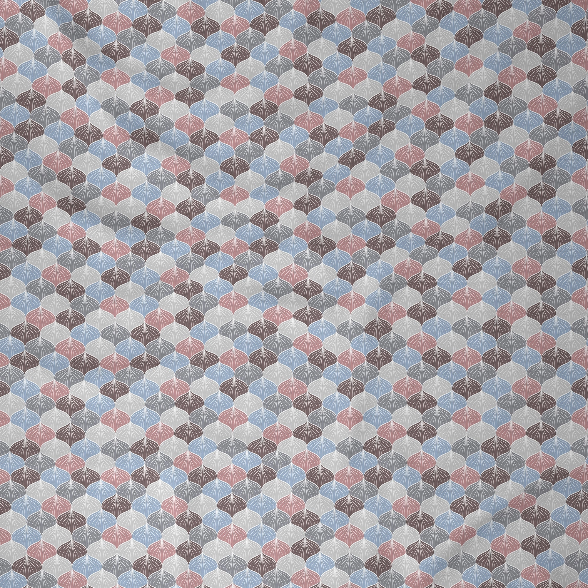 Florescence Boston Printed 100% Cotton Blue Bed Sheet