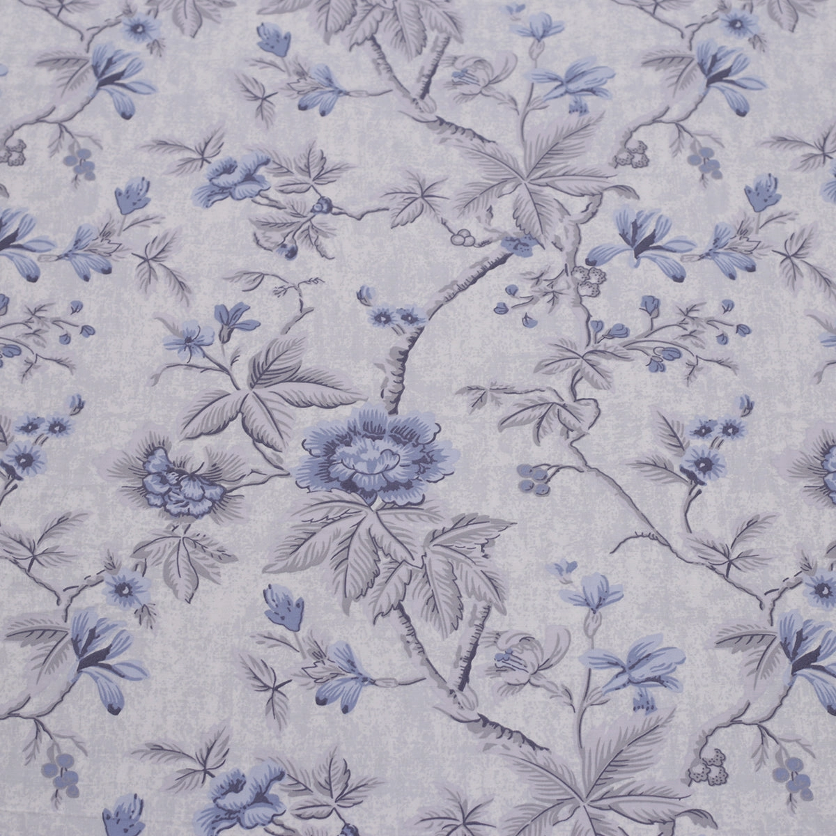 Florescence Juniper Print Blue Fitted Sheet With Pillow Covers