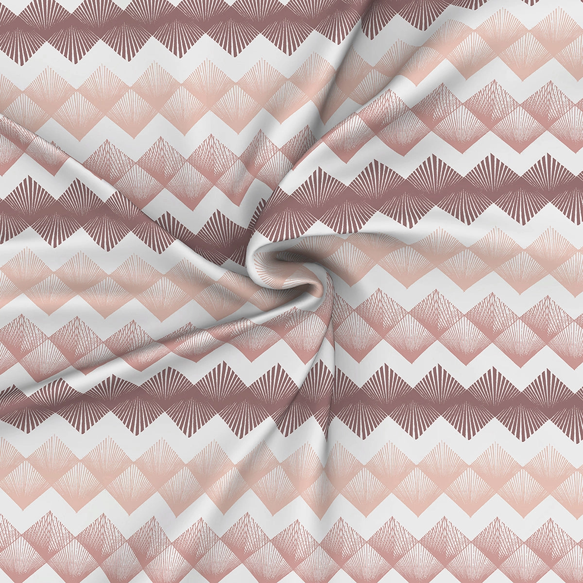 Florescence Livia Print Pink Fitted Sheet With Pillow Covers