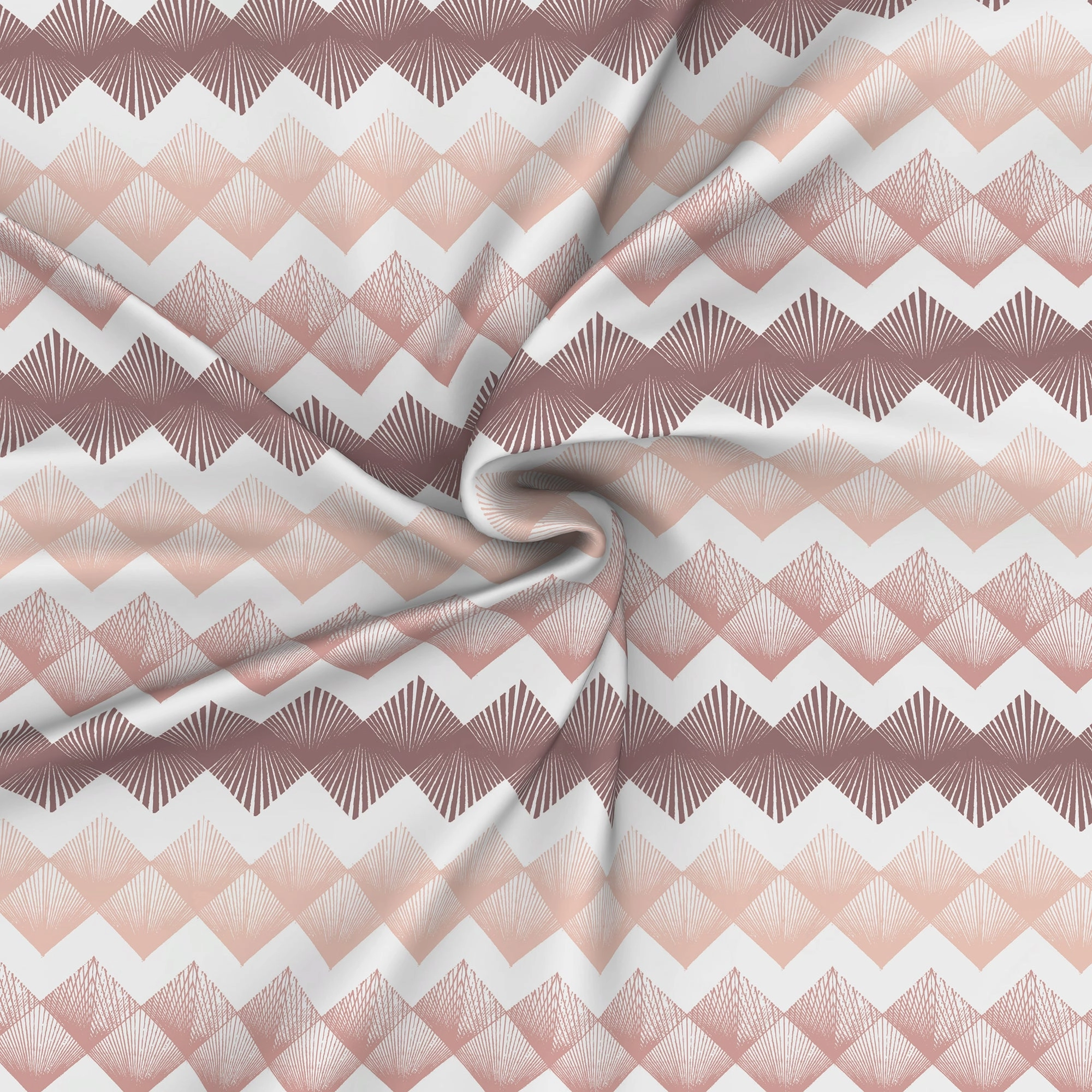 Florescence Livia Printed 100% Cotton Pink Bed Sheet with Pillow Case