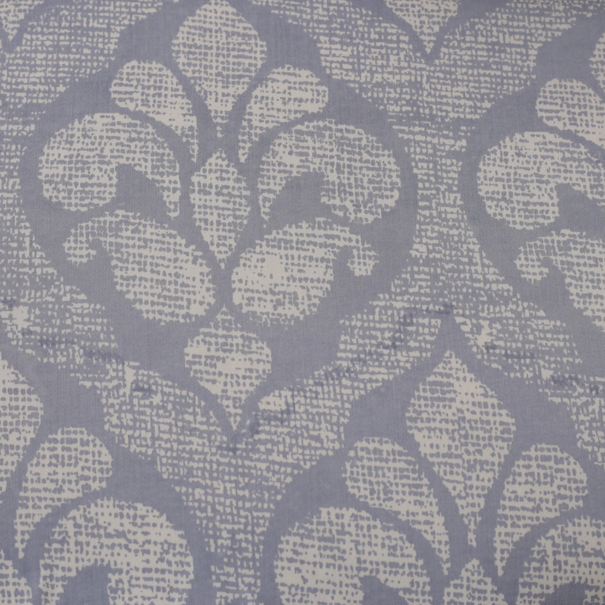 Folklore Transition Diamond Festivity Printed 100% Cotton Blue Ultra Soft Bed Sheet with Pillow Case