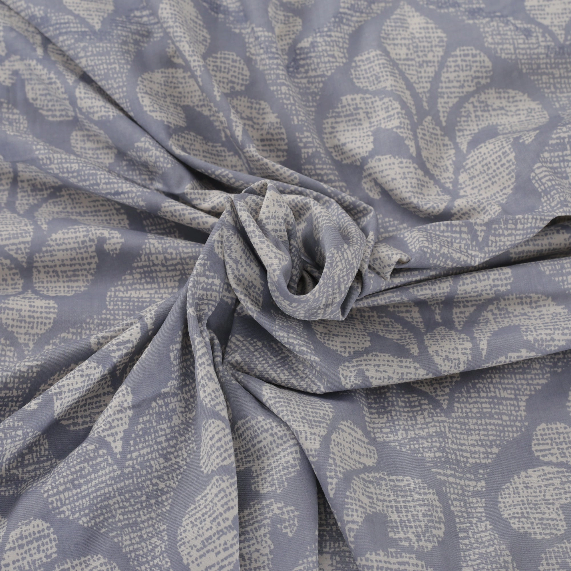 Folklore Transition Diamond Festivity Printed 100% Cotton Blue Ultra Soft Bed Sheet with Pillow Case