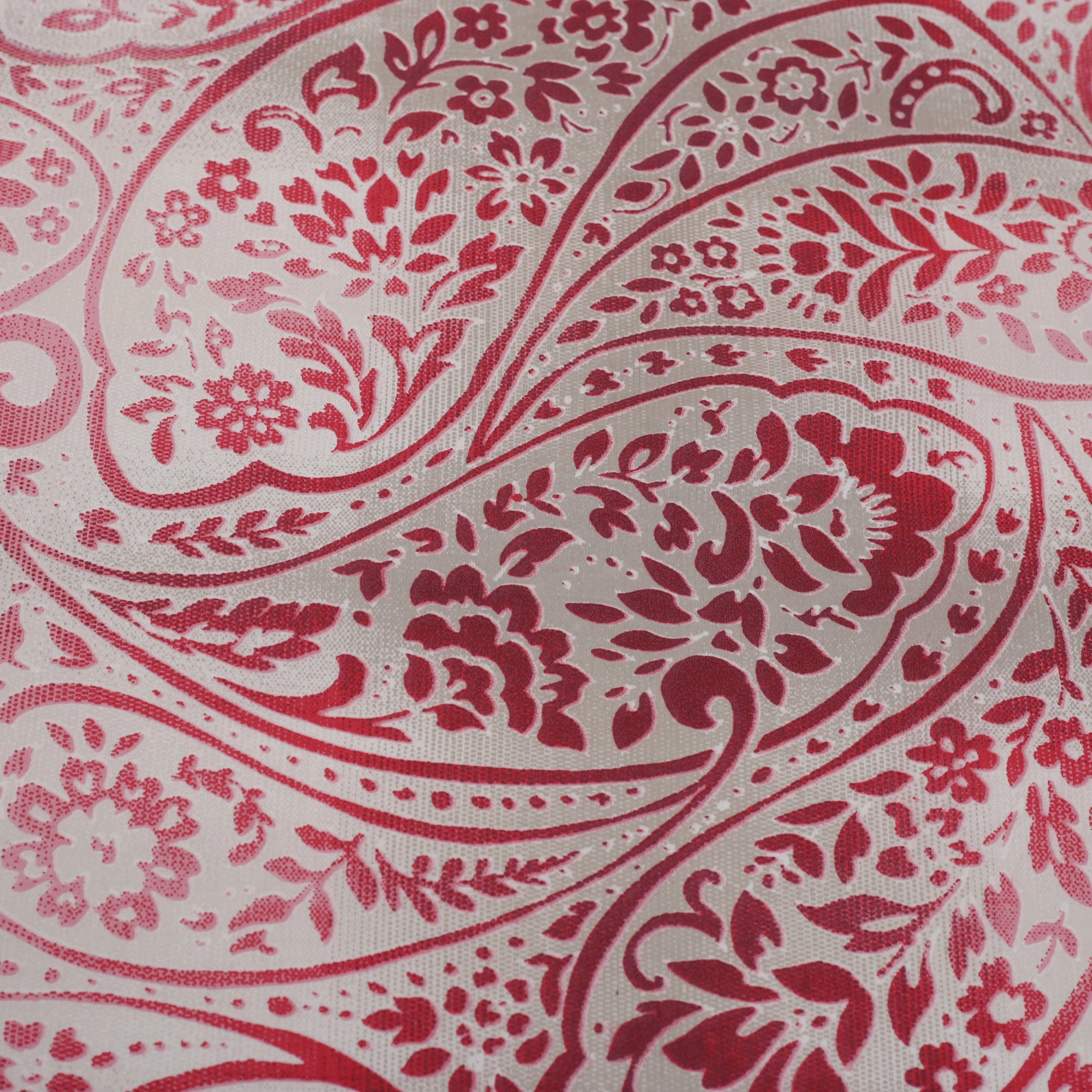 Folklore Transition Ombre Bonanza Printed 100% Cotton Red Ultra Soft Bed Sheet with Pillow Case