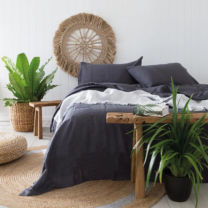 French Linen Sheet Set by Bambury - Ivory