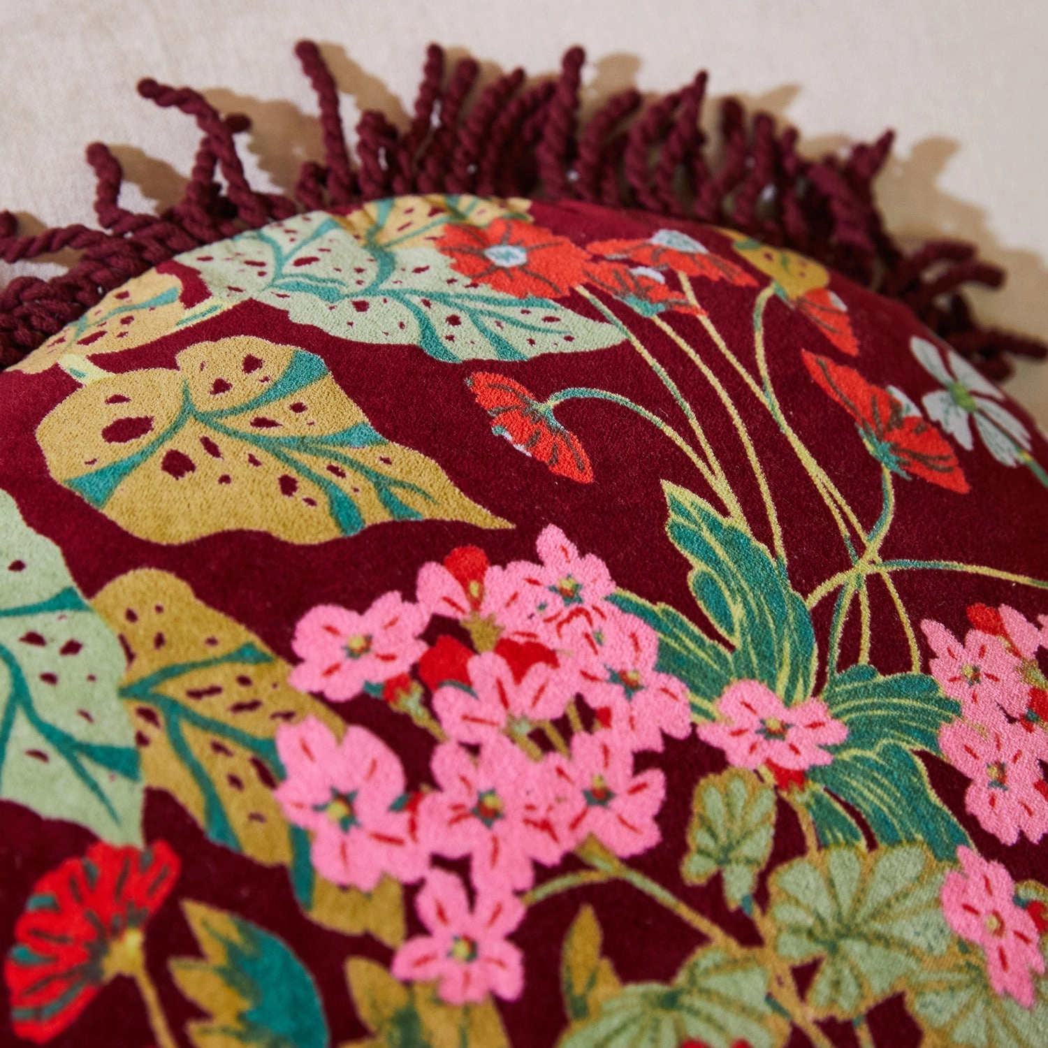 Genevieve Fringe Cushion