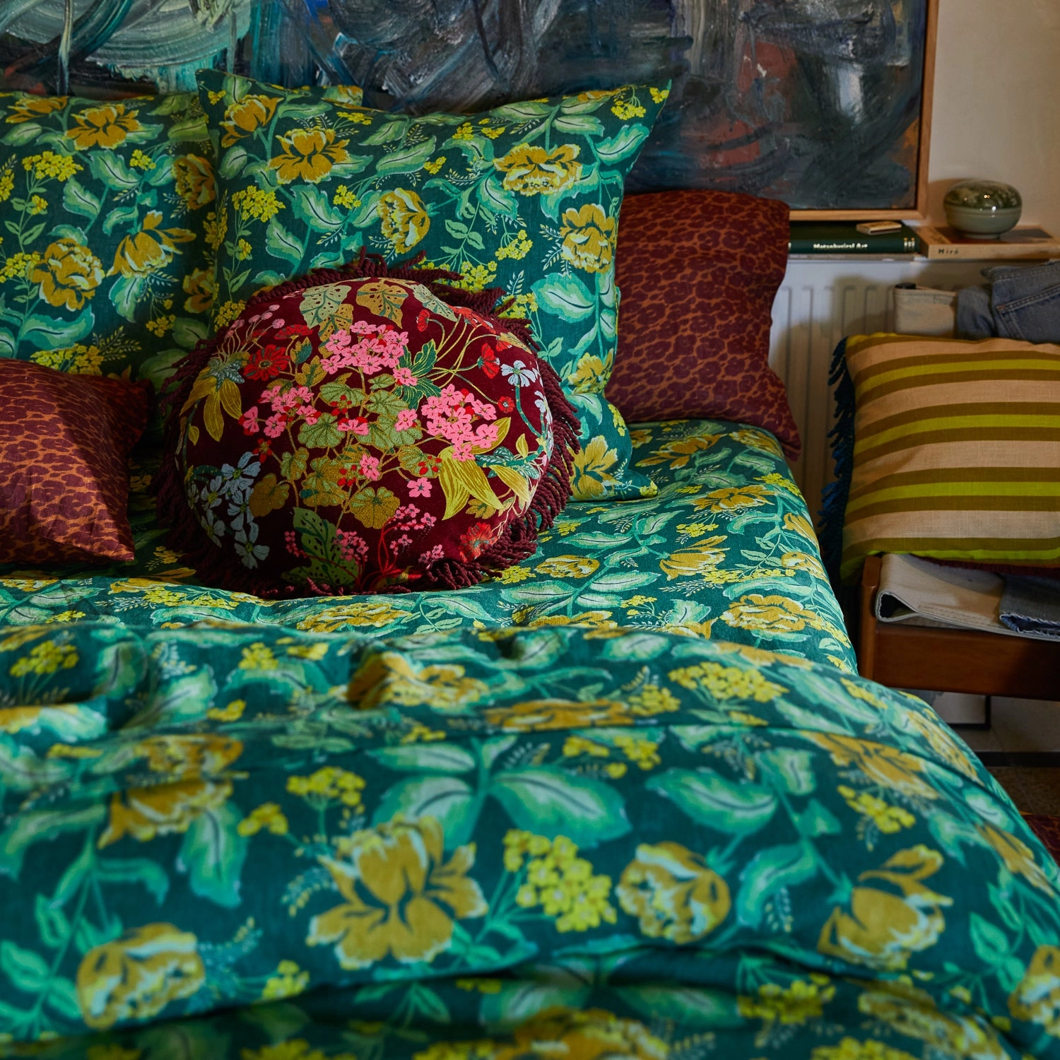 Genevieve Fringe Cushion