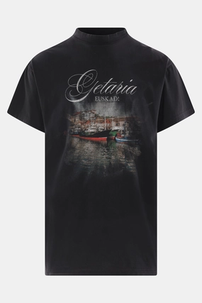 Getaria print cotton oversized t-shirt