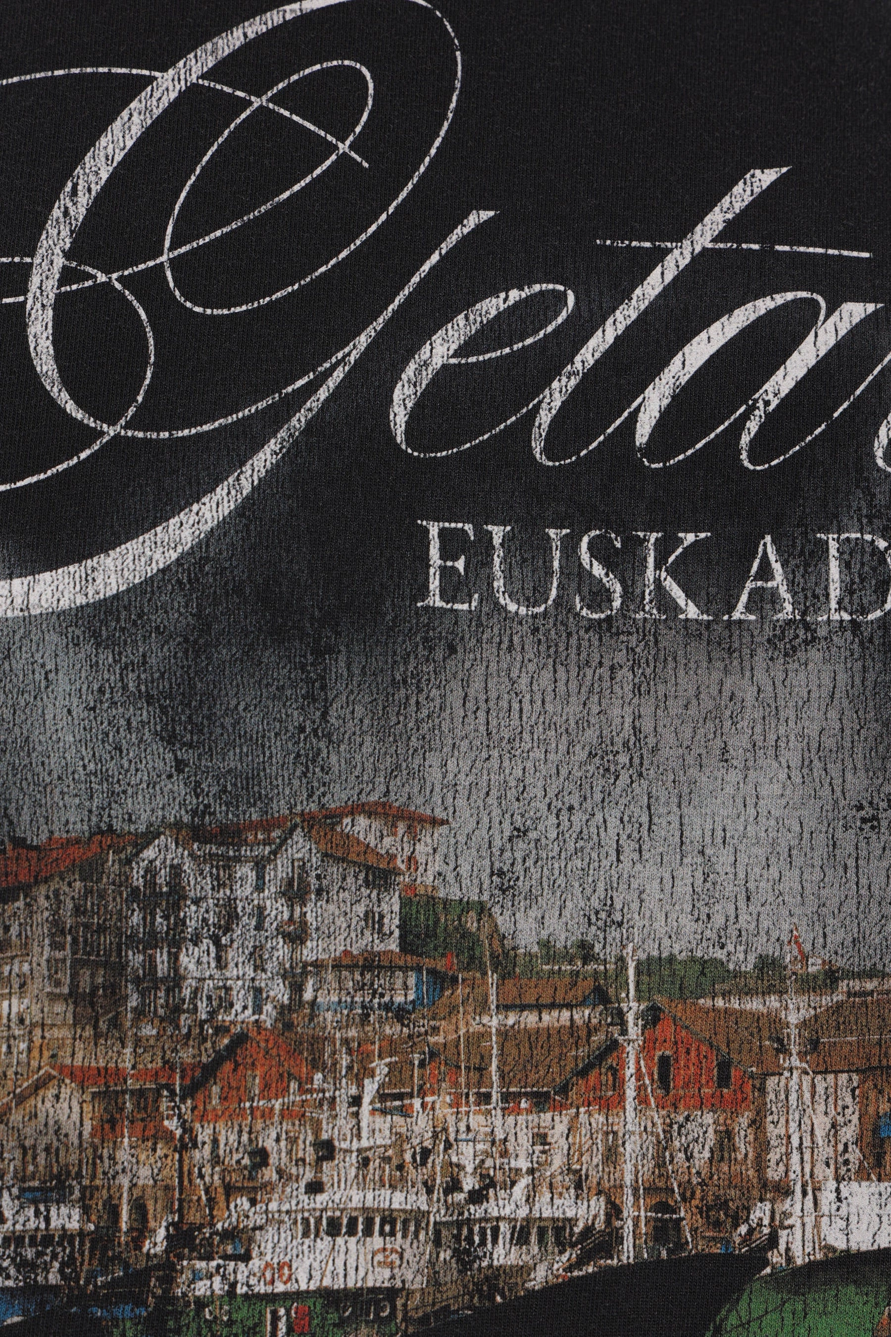 Getaria print cotton oversized t-shirt