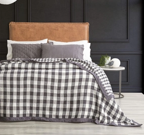 Gingham Blanket Range Ash