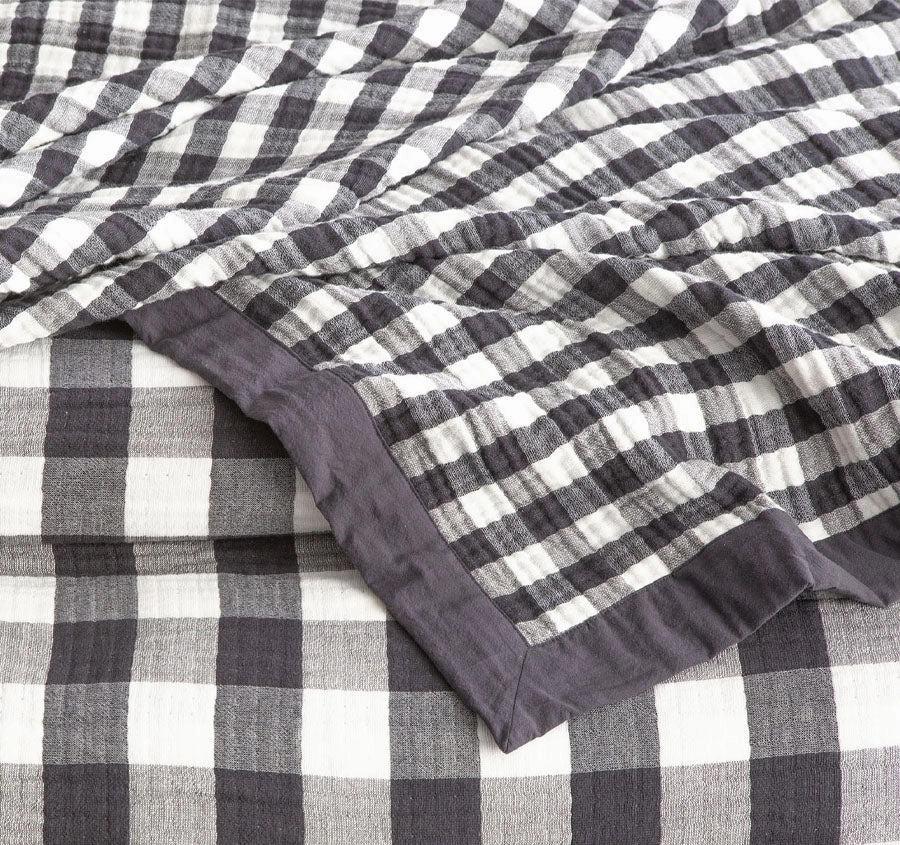 Gingham Blanket Range Ash