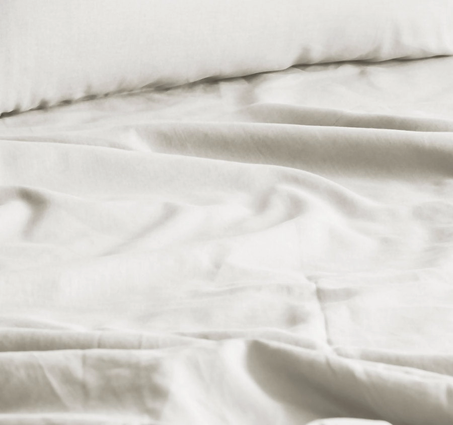 Halo Organic Cotton Sheet Set Range White Sand