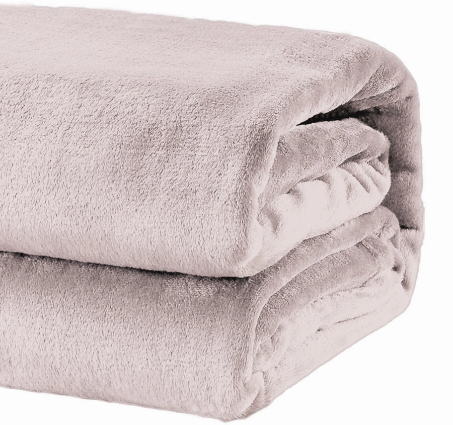 Heavy Weight Acrylic Mink Blanket Rose