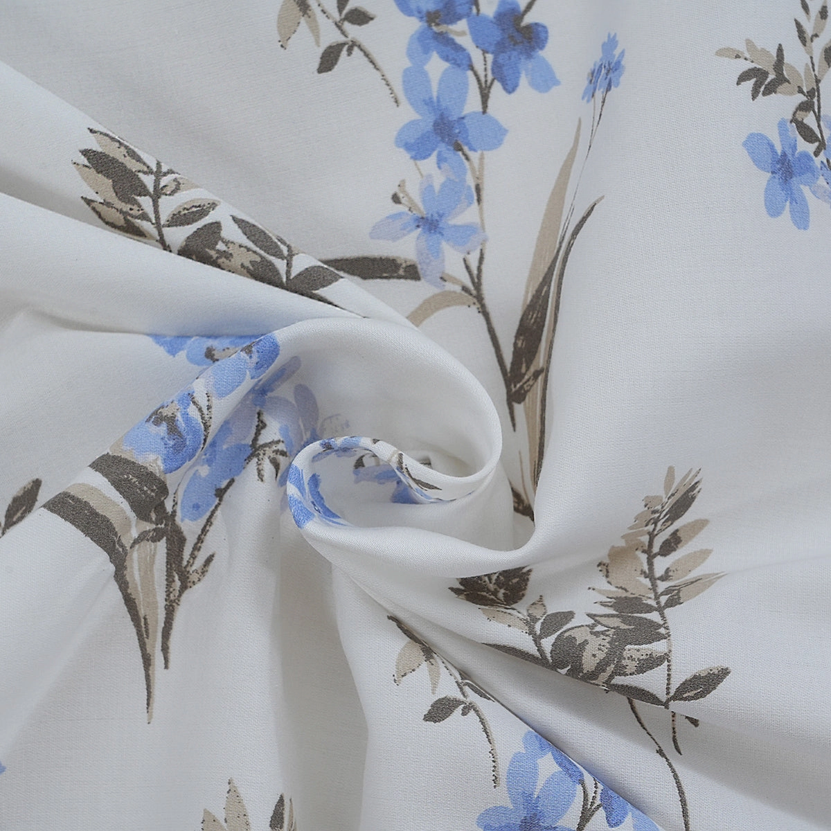 Hermosa Eclectic Garden Maeve 100%Cotton Printed Bed Sheet With Pillow Case