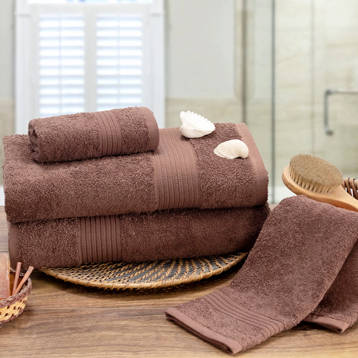 Hermosa Jeneth 100% Cotton 450 GSM Bath Towel Set
