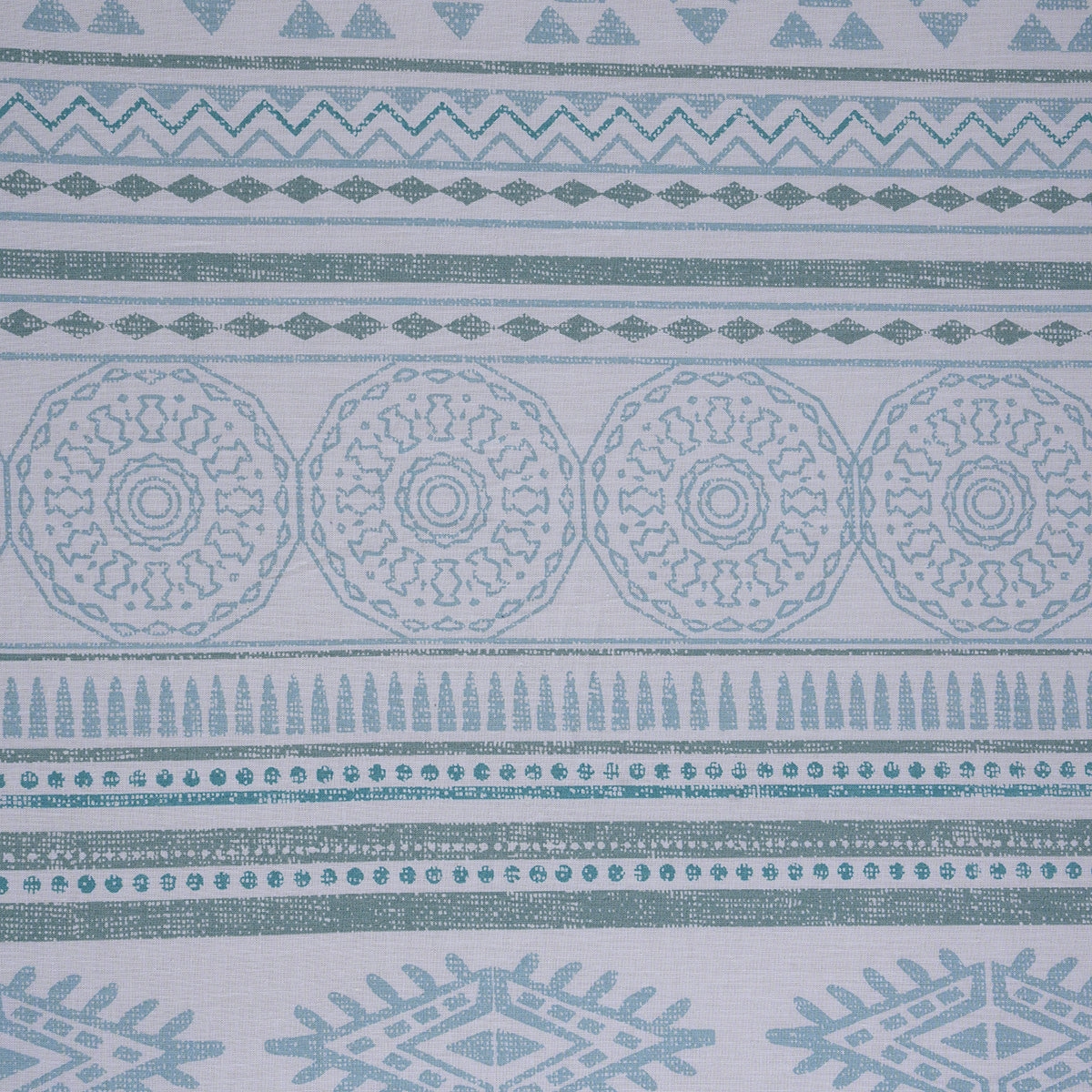 Hermosa Sensory Bloom Allegra 100% Cotton Printed Bed Sheet with Pillow Case Teal
