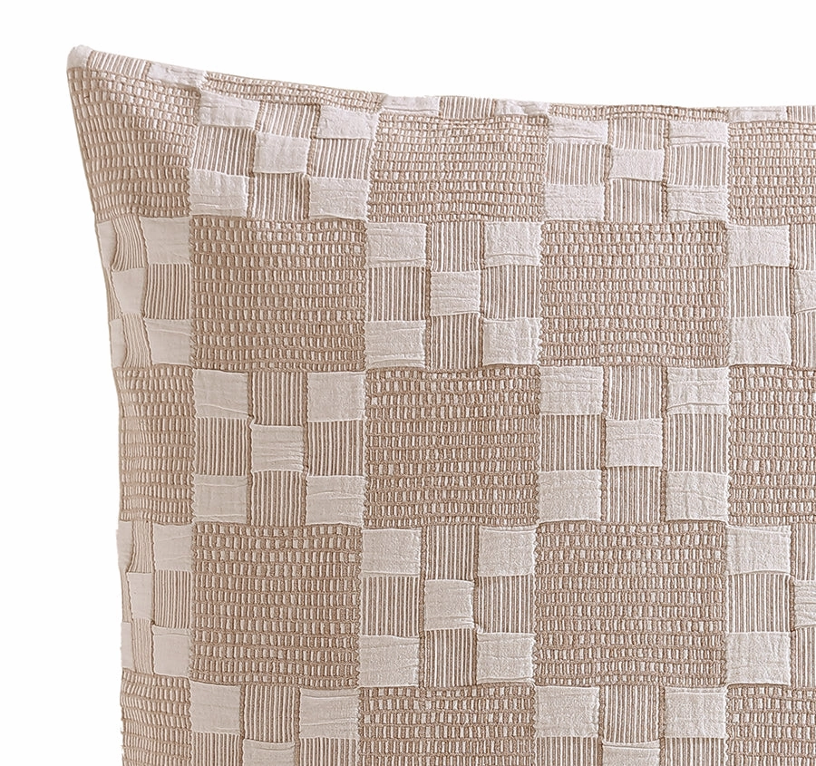Indi European Pillowcase Stone