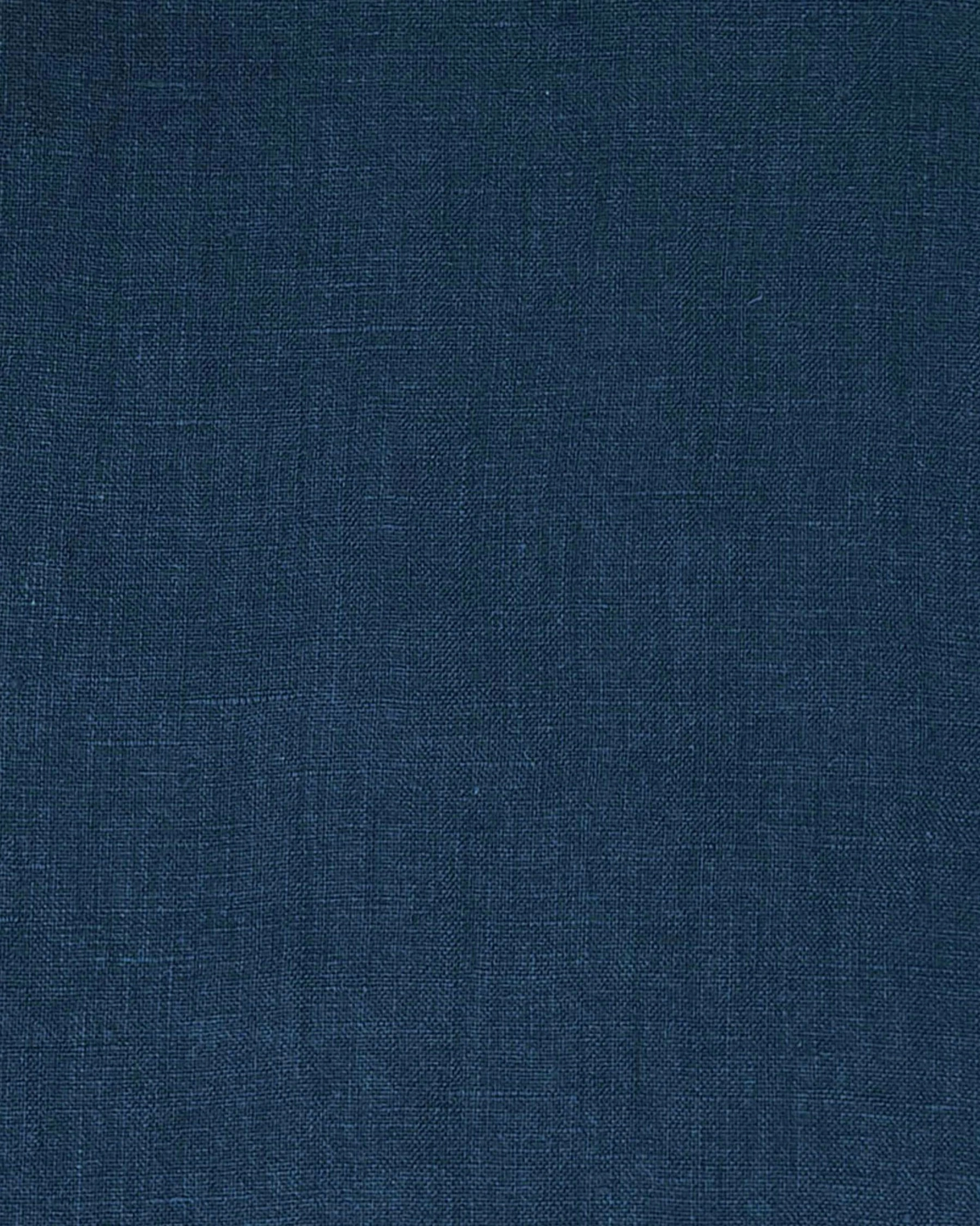 Indigo Linen Fitted Sheet (US)