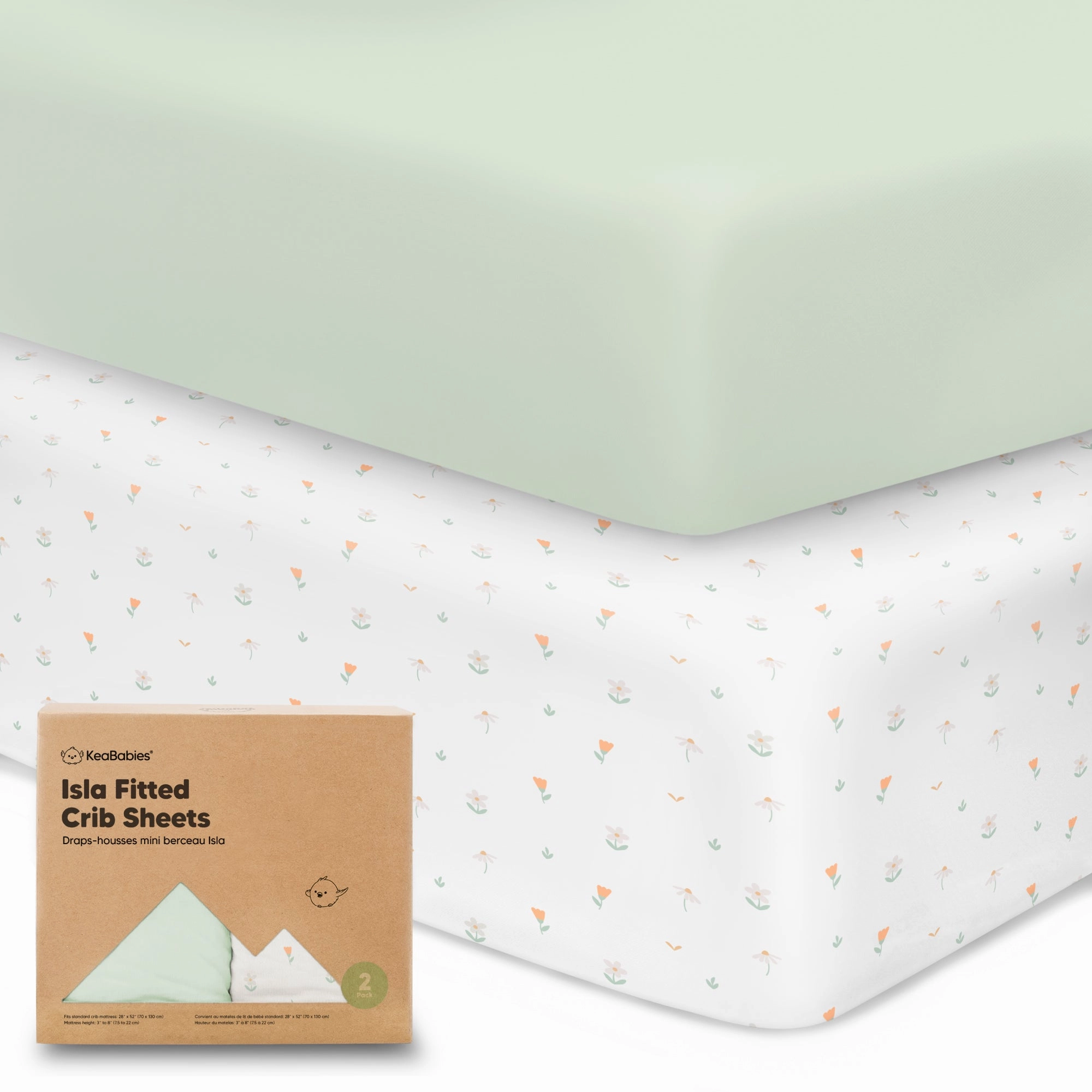 Isla Fitted Crib Sheets