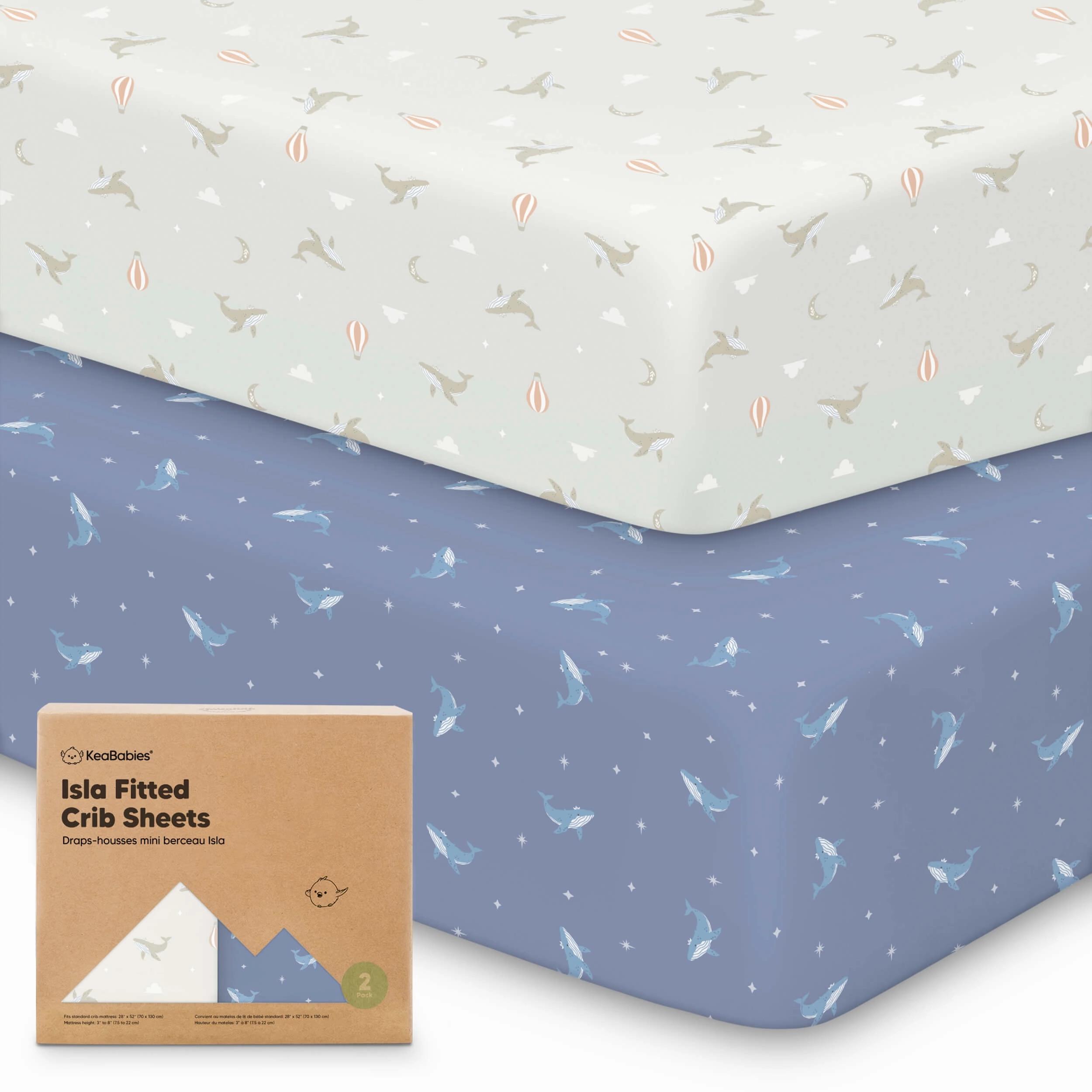Isla Fitted Crib Sheets
