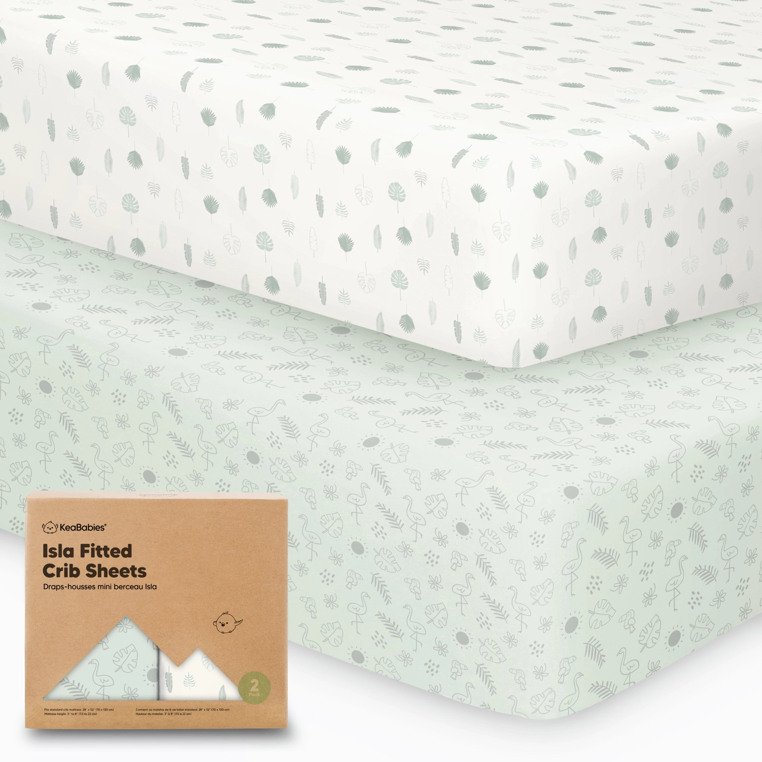Isla Fitted Crib Sheets