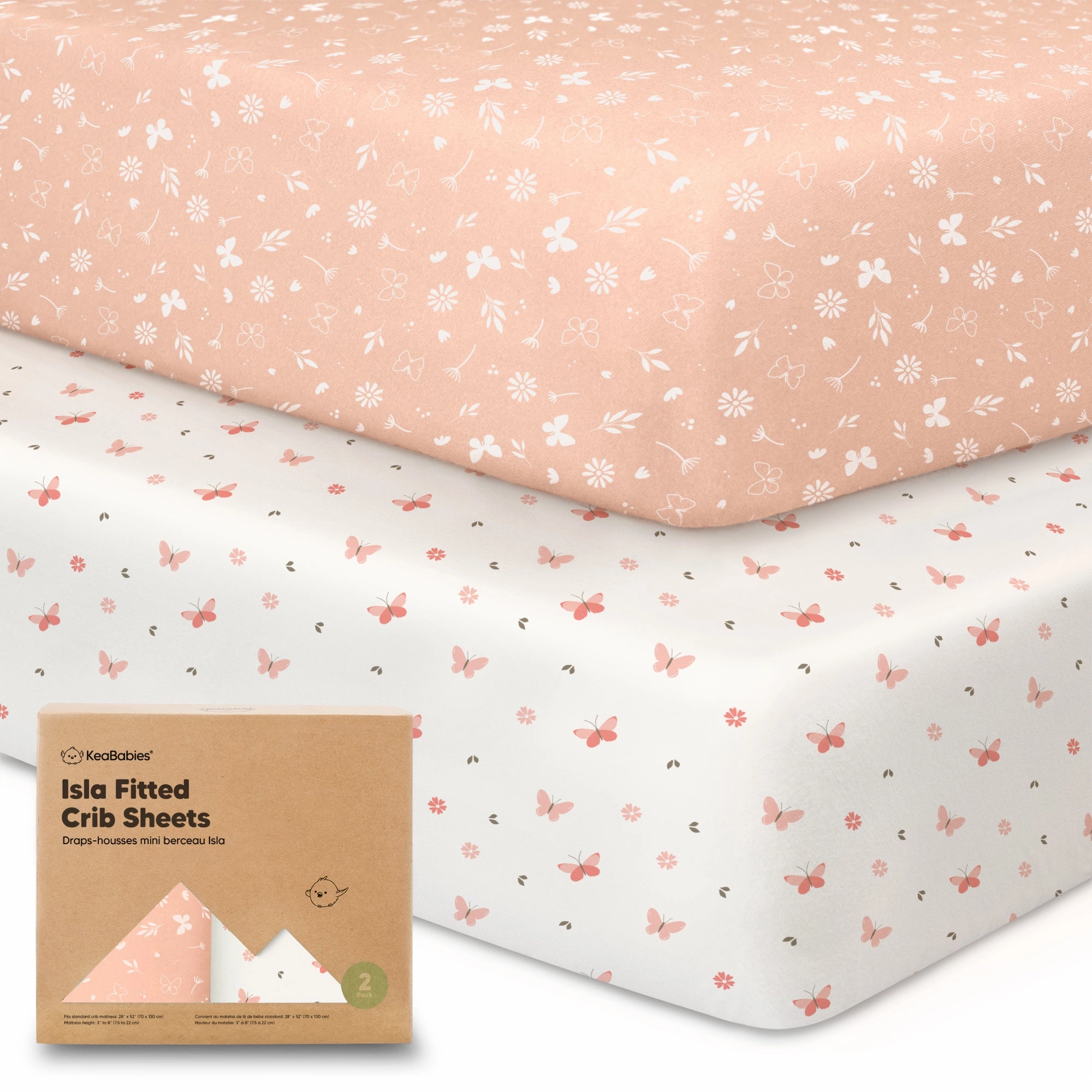 Isla Fitted Crib Sheets