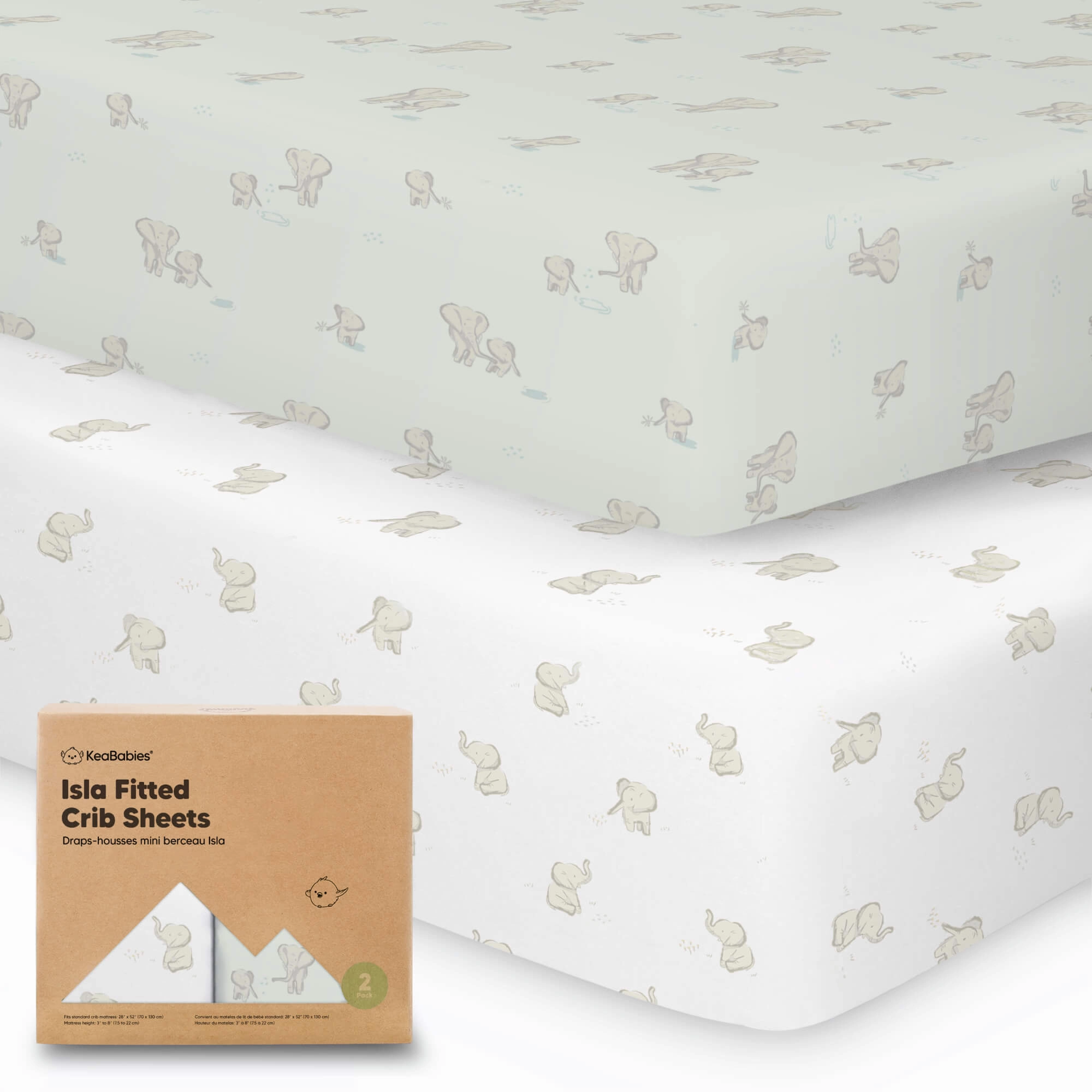 Isla Fitted Crib Sheets