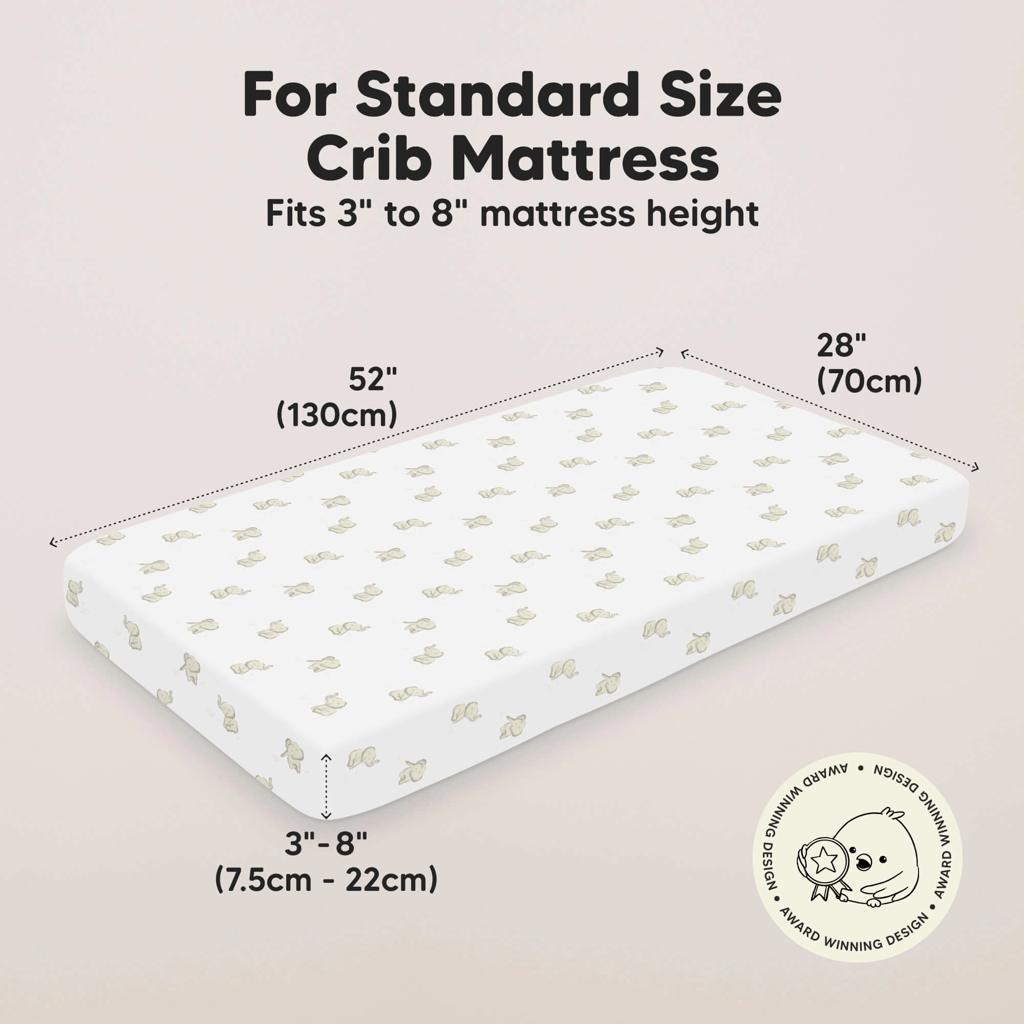 Isla Fitted Crib Sheets (Elly)