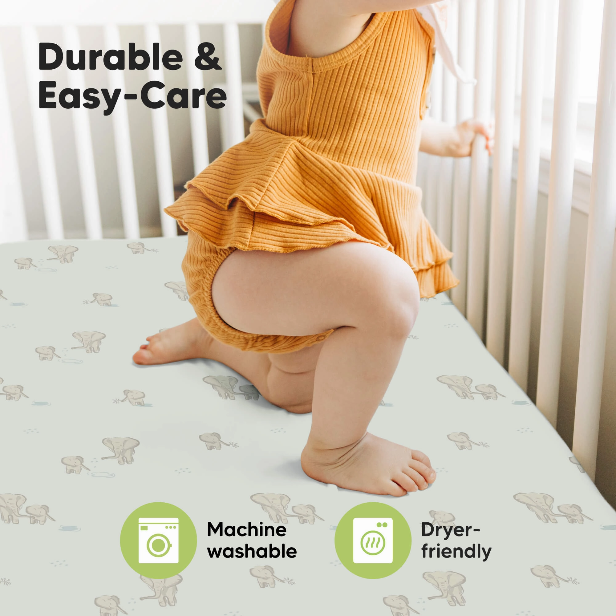 Isla Fitted Crib Sheets (Elly)