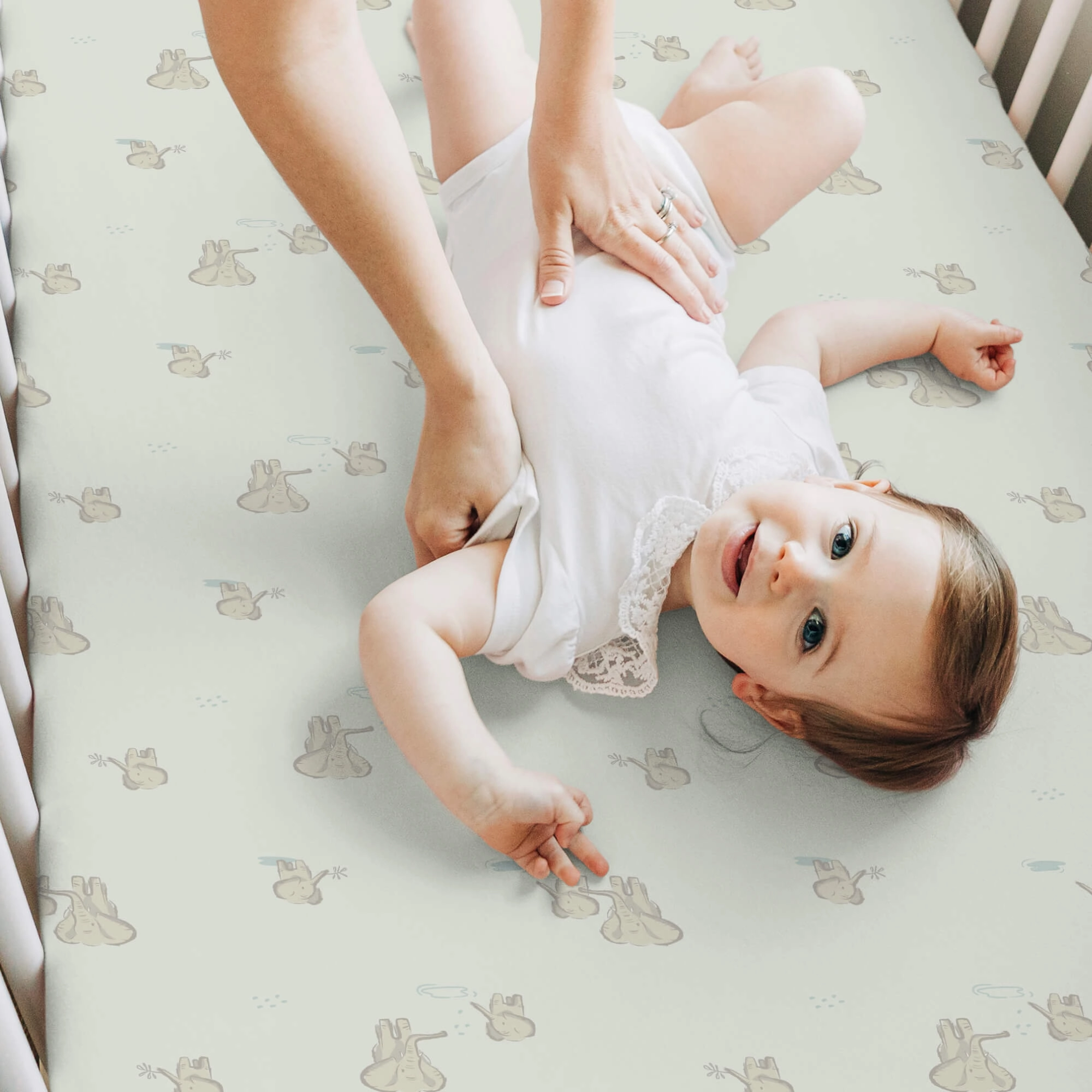 Isla Fitted Crib Sheets (Elly)