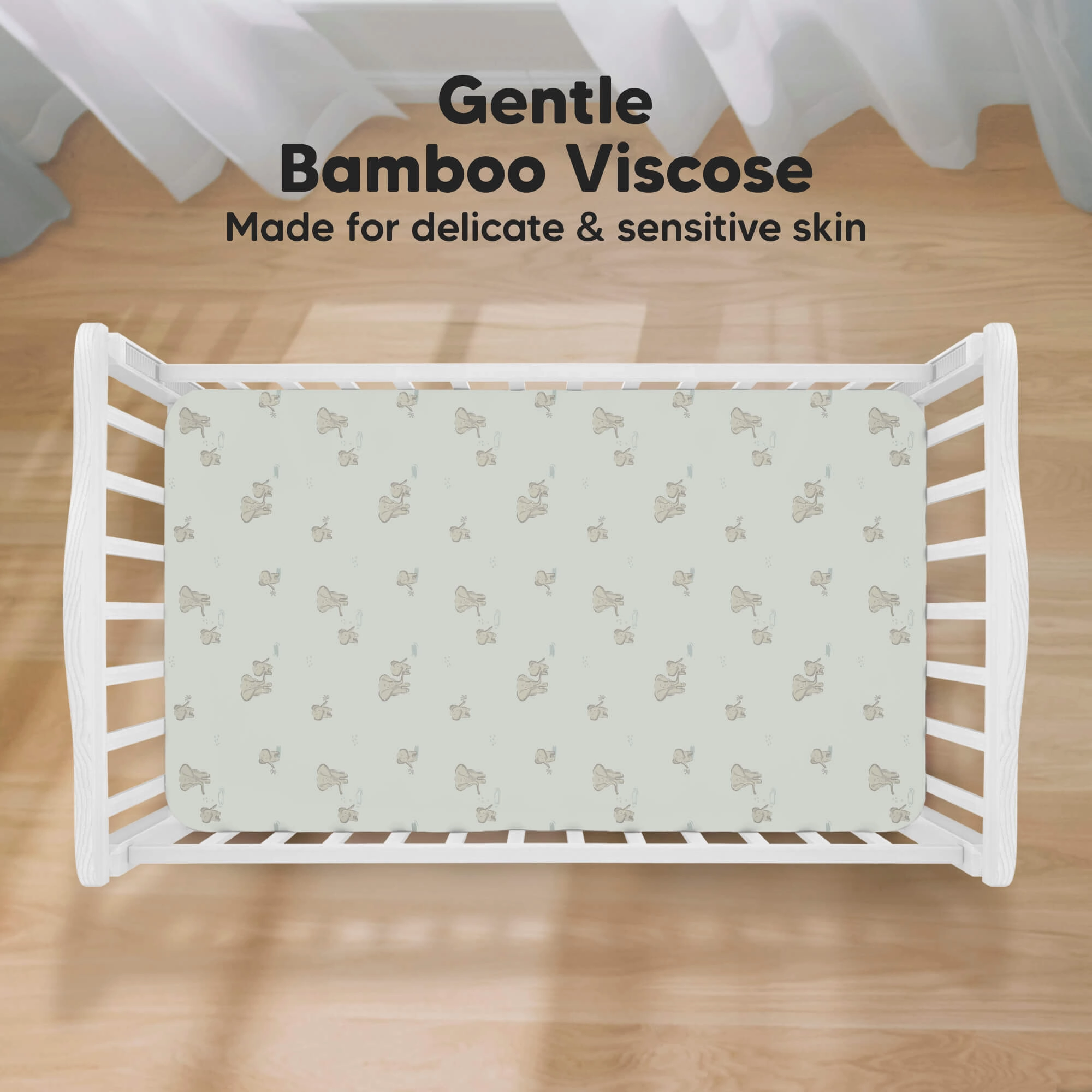 Isla Fitted Crib Sheets (Elly)