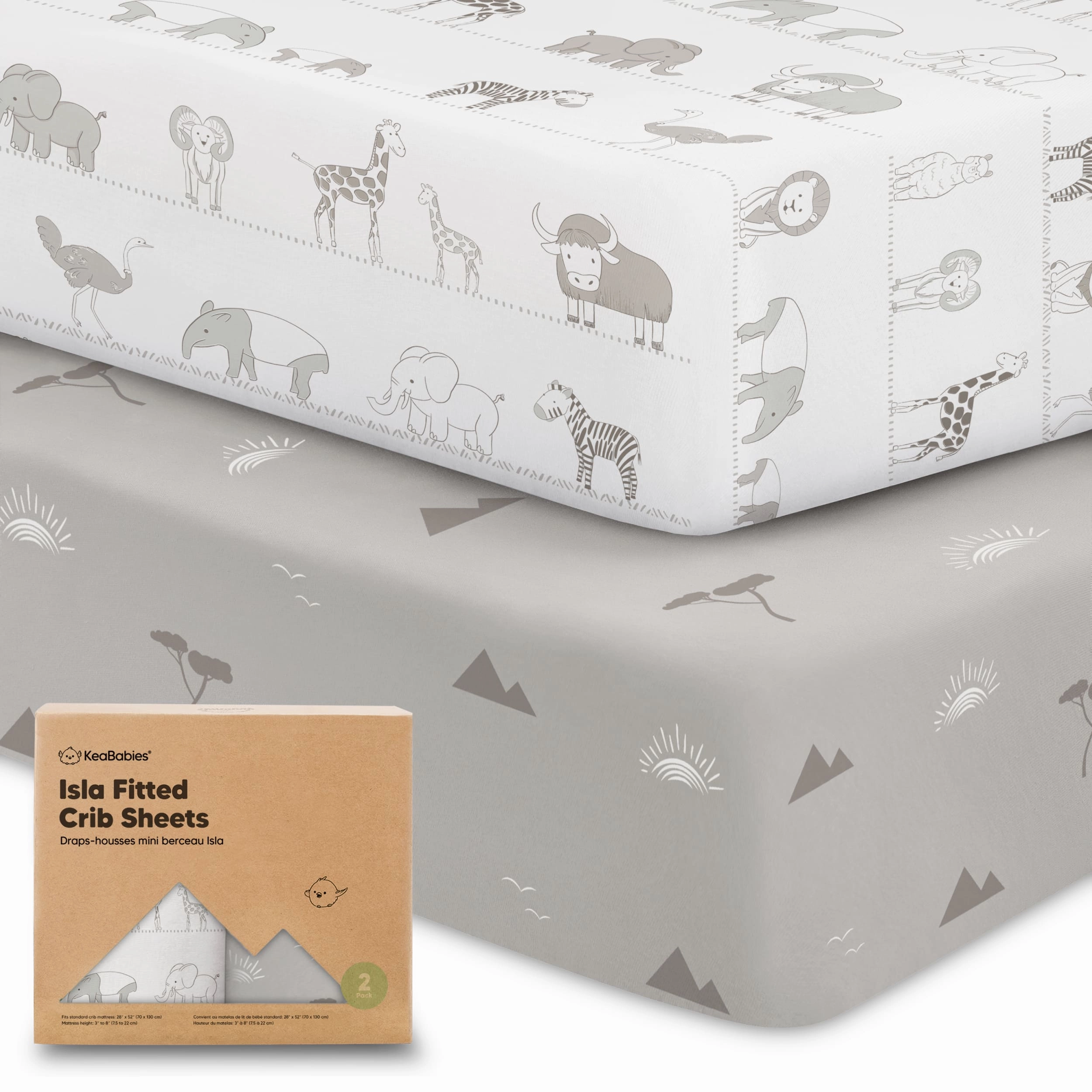 Isla Fitted Crib Sheets