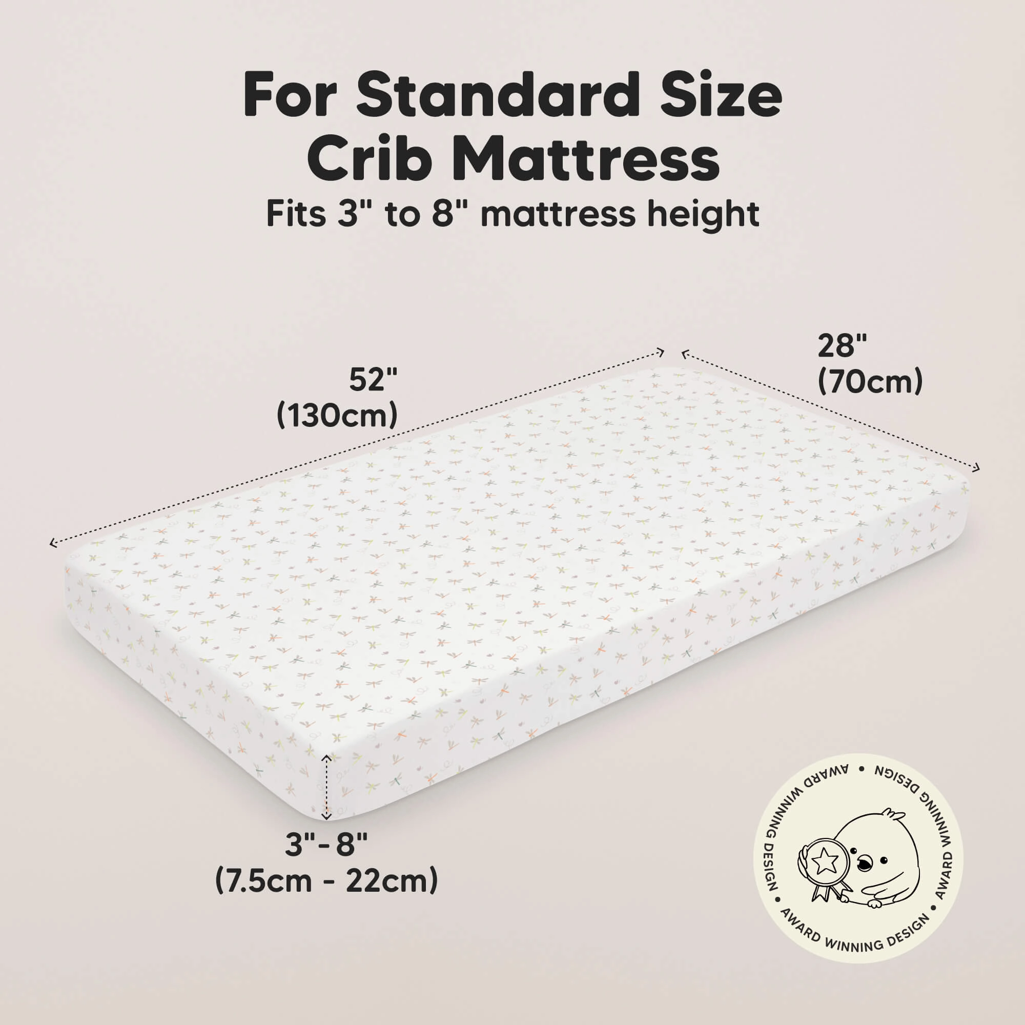 Isla Fitted Crib Sheets (Meadow)