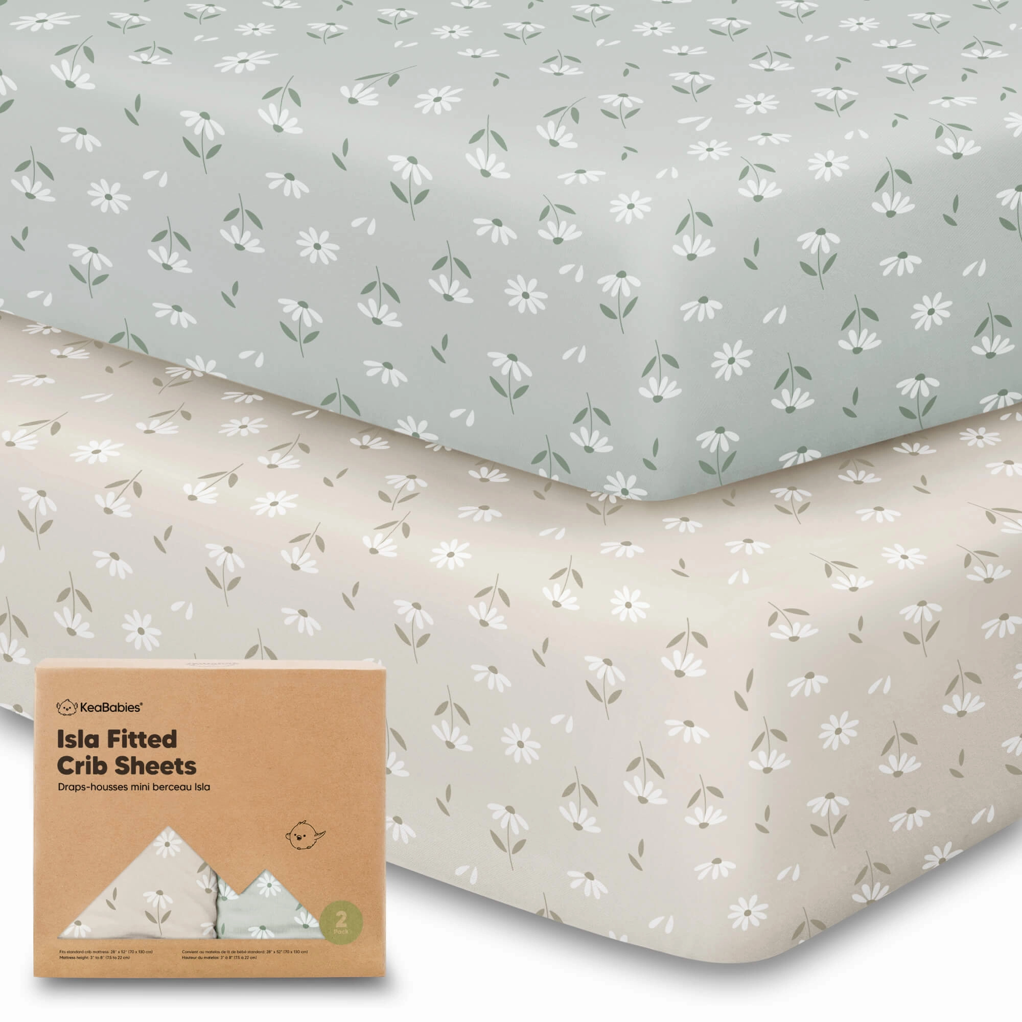 Isla Fitted Crib Sheets