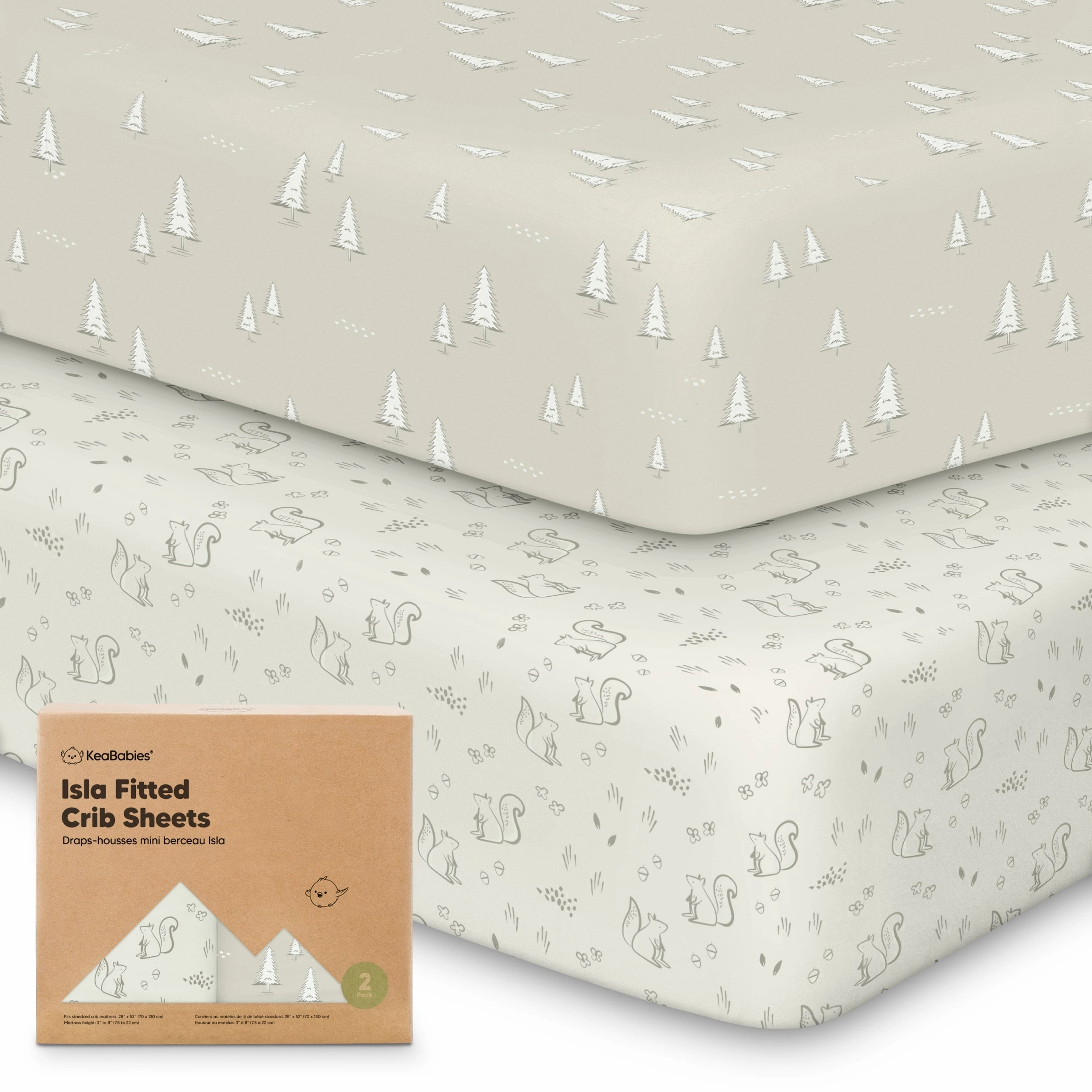 Isla Fitted Crib Sheets