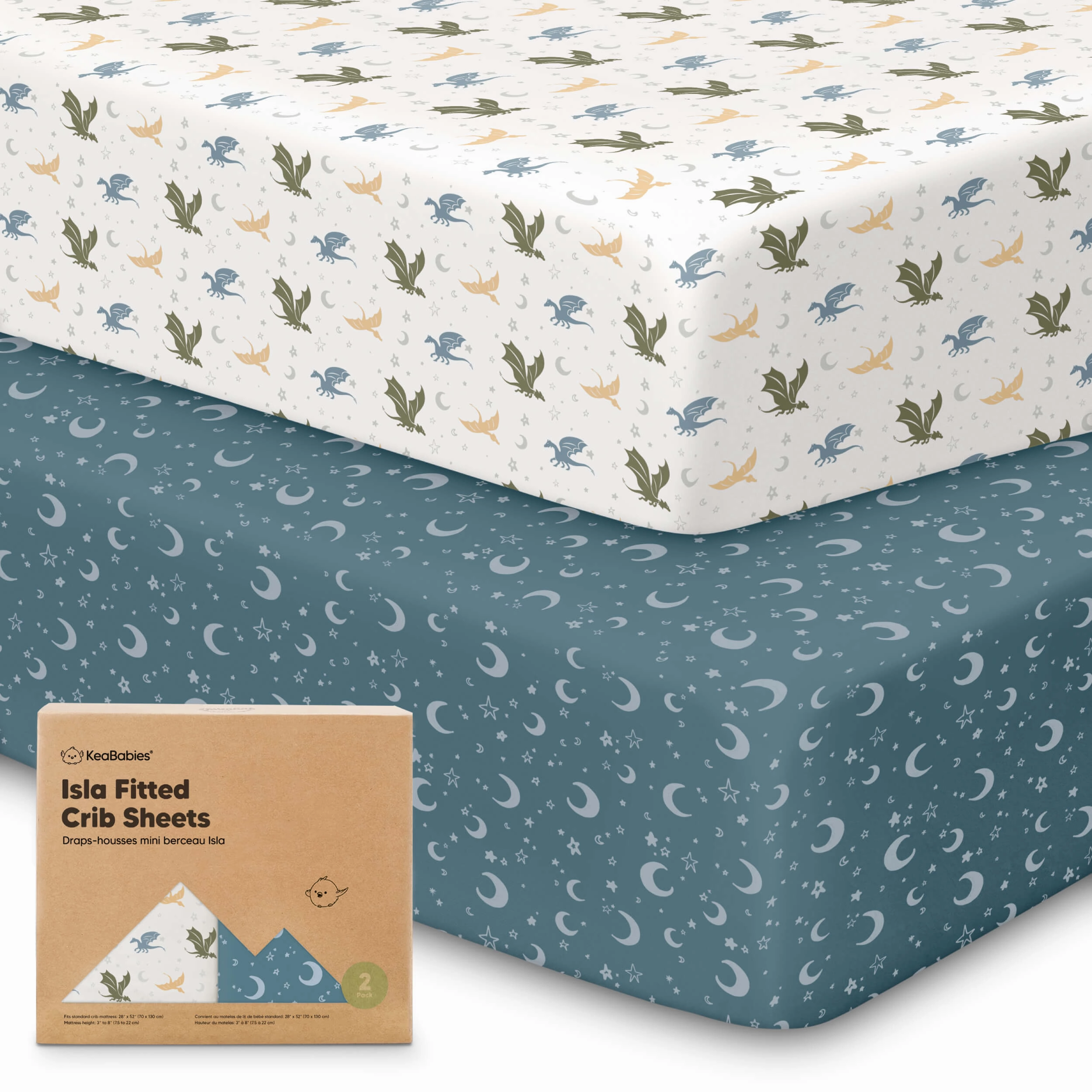 Isla Fitted Crib Sheets