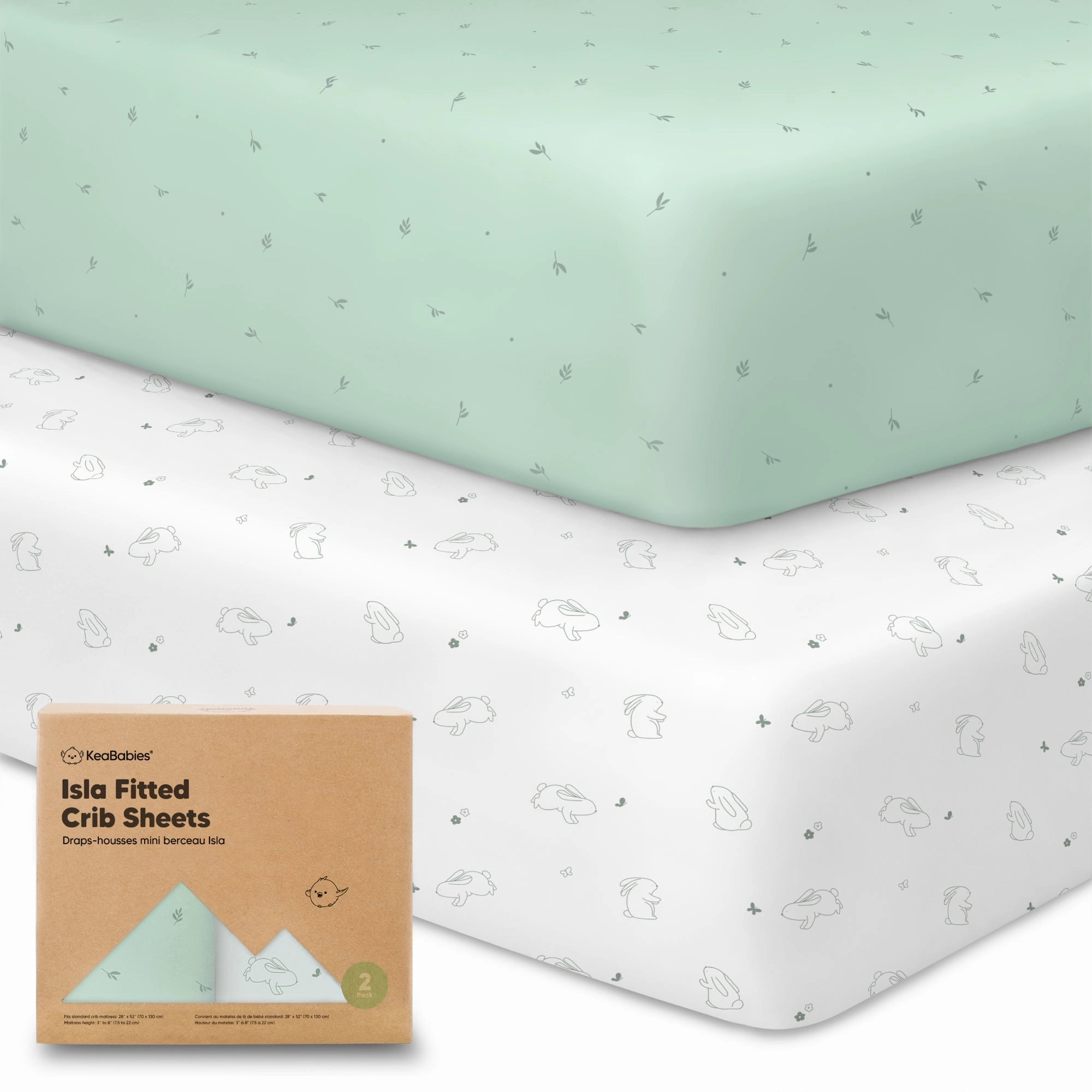 Isla Fitted Crib Sheets
