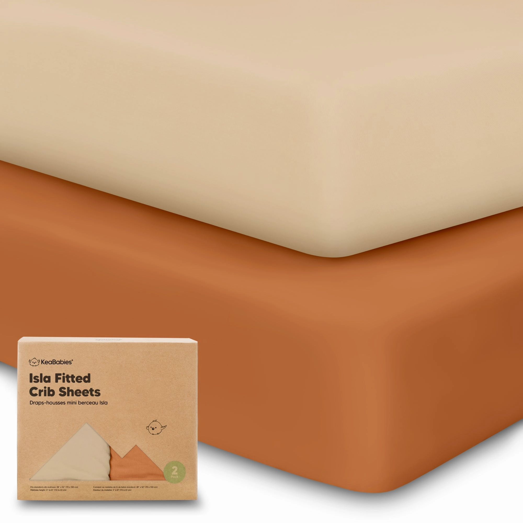 Isla Fitted Crib Sheets