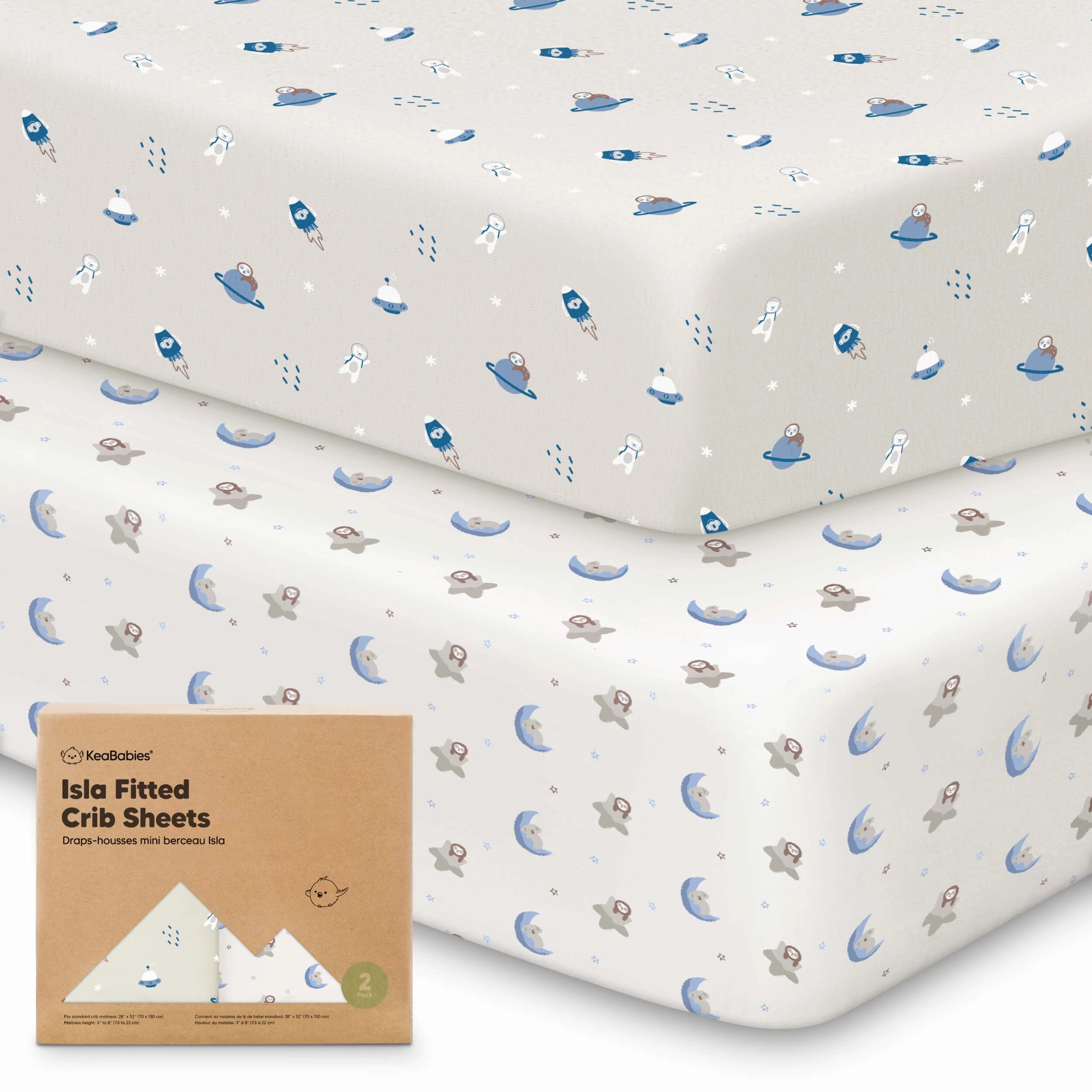 Isla Fitted Crib Sheets