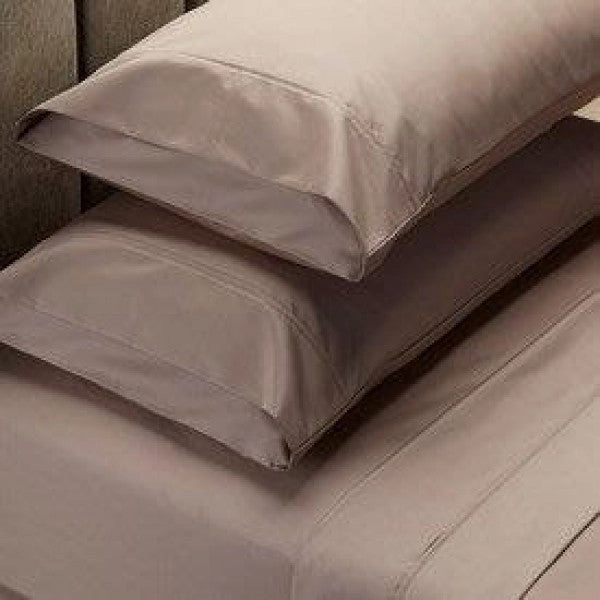 Jenny Mclean Hotel Collection 1000tc Cotton Rich STONE Sheet Set