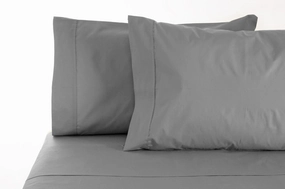 Jenny Mclean S'Allonger 1000tc Cotton Rich CHARCOAL Sheet Set KING SIZE