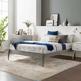 June Wood Platform Bed Frame by Modway