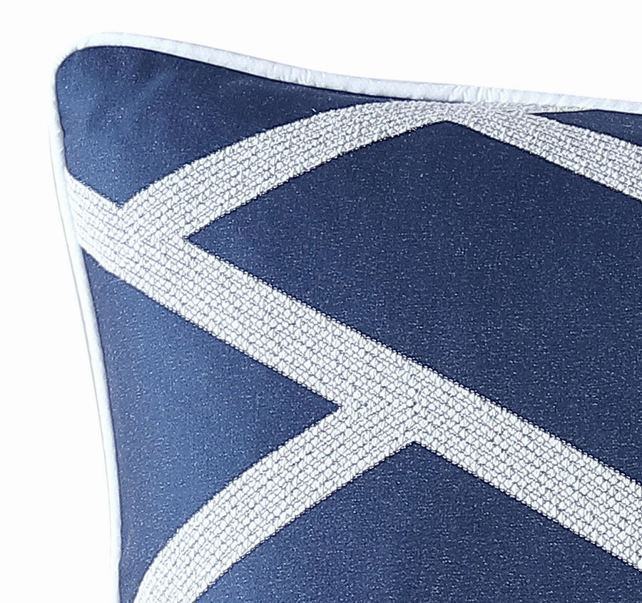 Kennedy European Pillowcase Navy