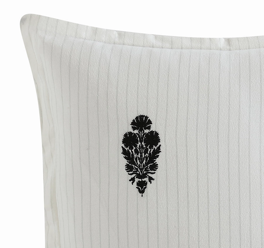 Khari 45x45cm Filled Cushion Charcoal
