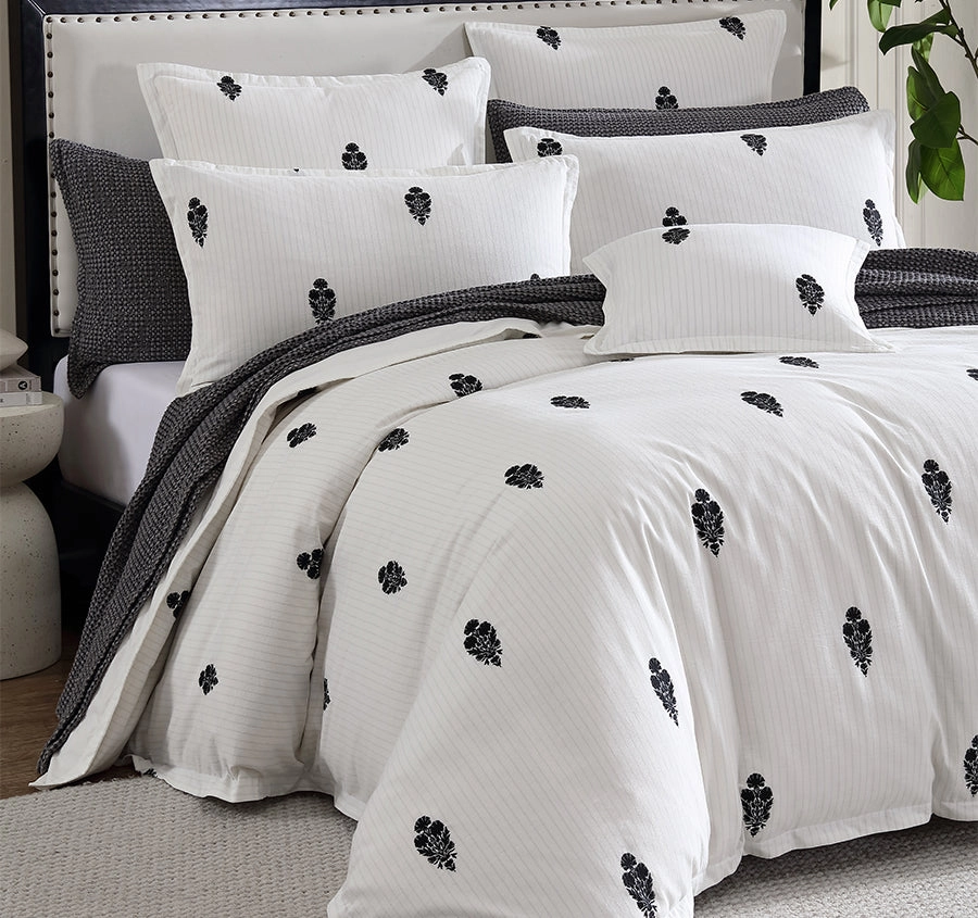 Khari 45x45cm Filled Cushion Charcoal