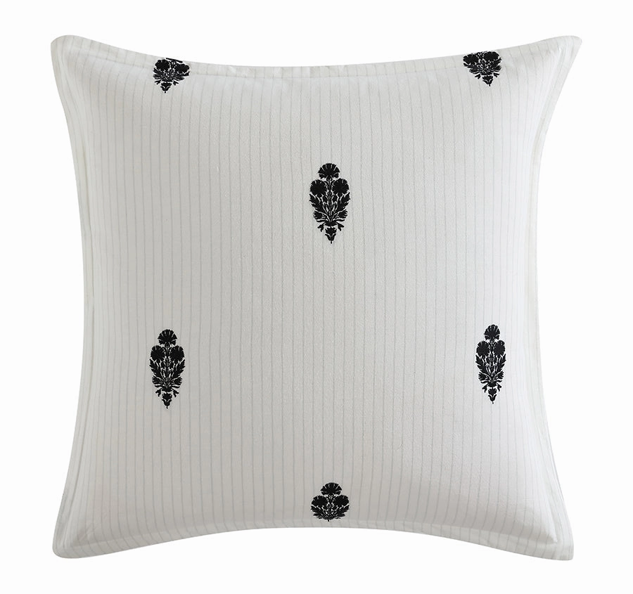 Khari European Pillowcase Charcoal