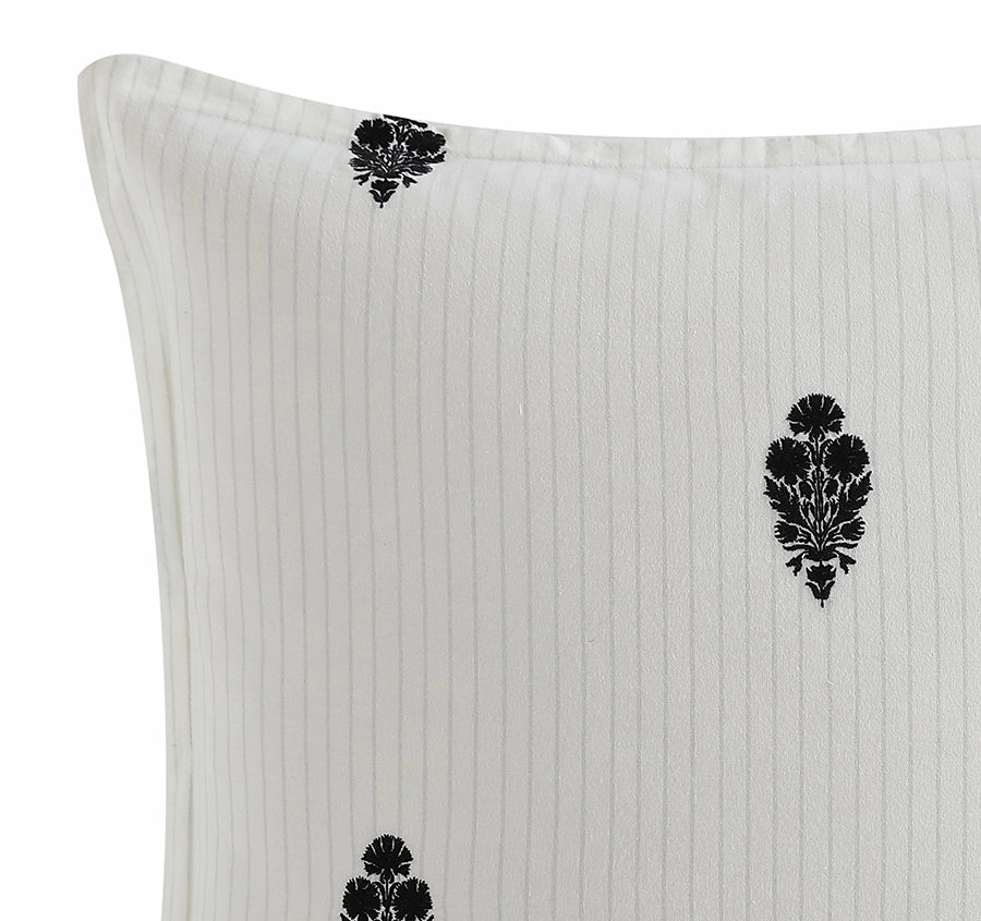 Khari European Pillowcase Charcoal